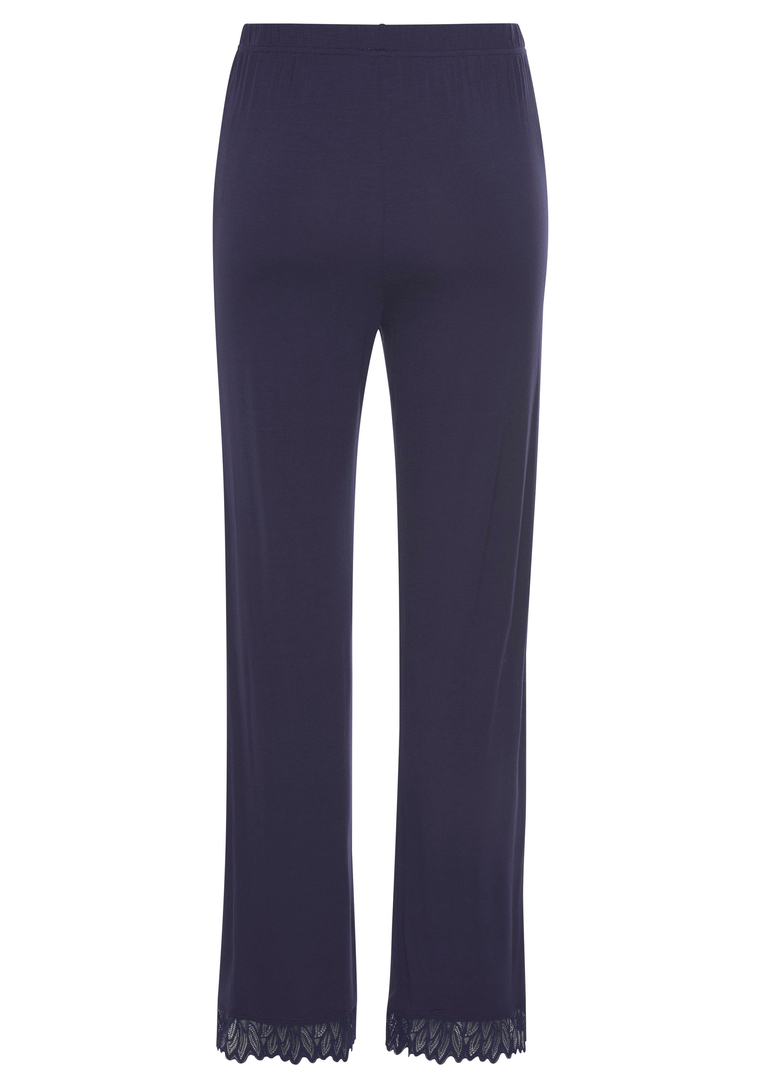 Lascana Pyjamabroek met kanten details
