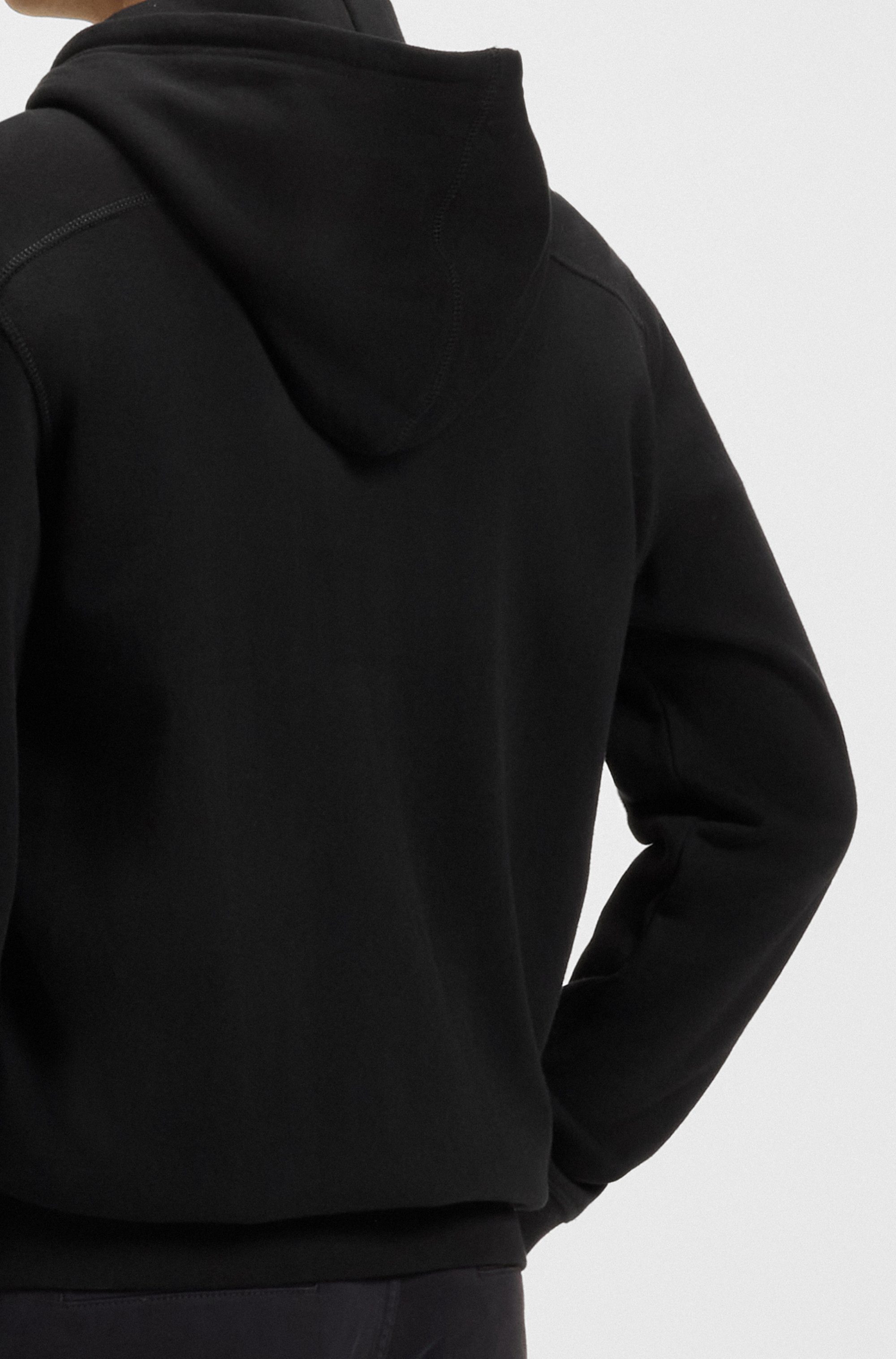 Boss Orange Capuchonsweatvest Zetalky met kangoeroezak
