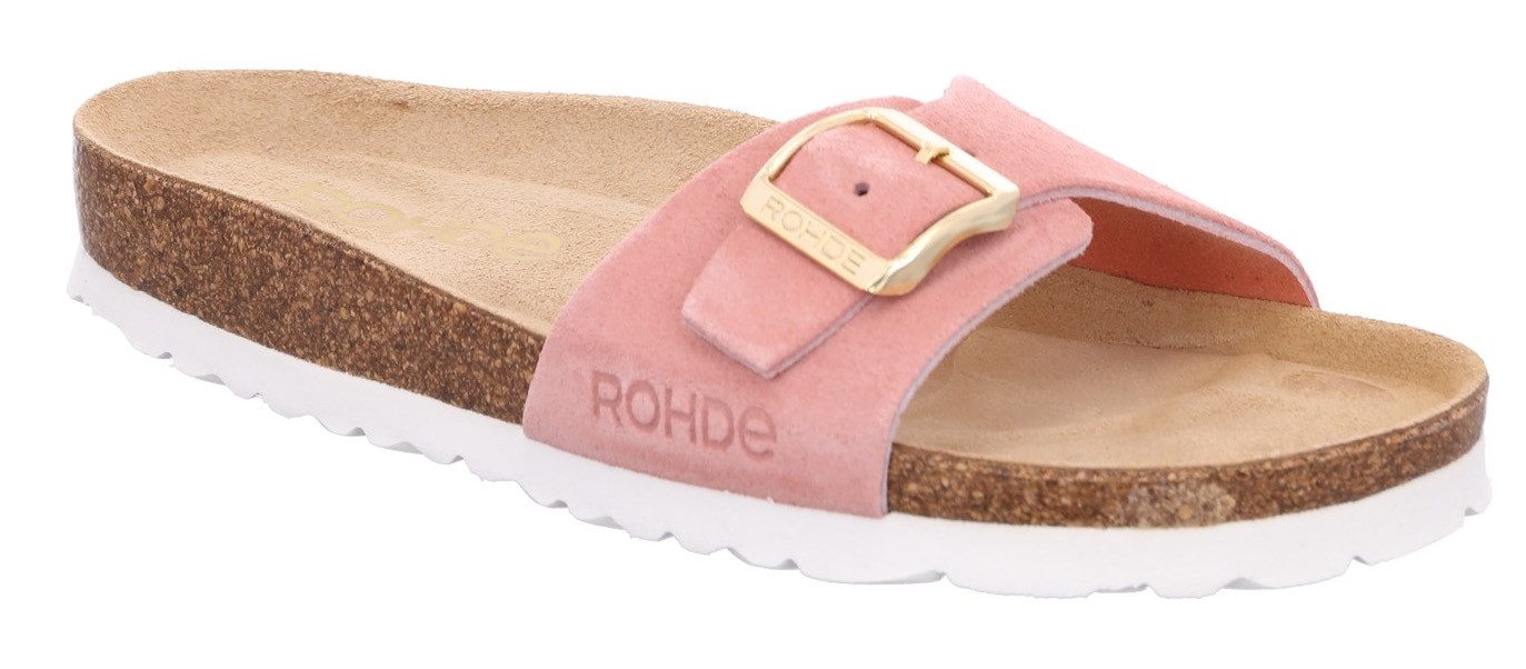 Rohde Slippers , sleehak, zomerschoenen, slippers met voorgevormd soft voetbed