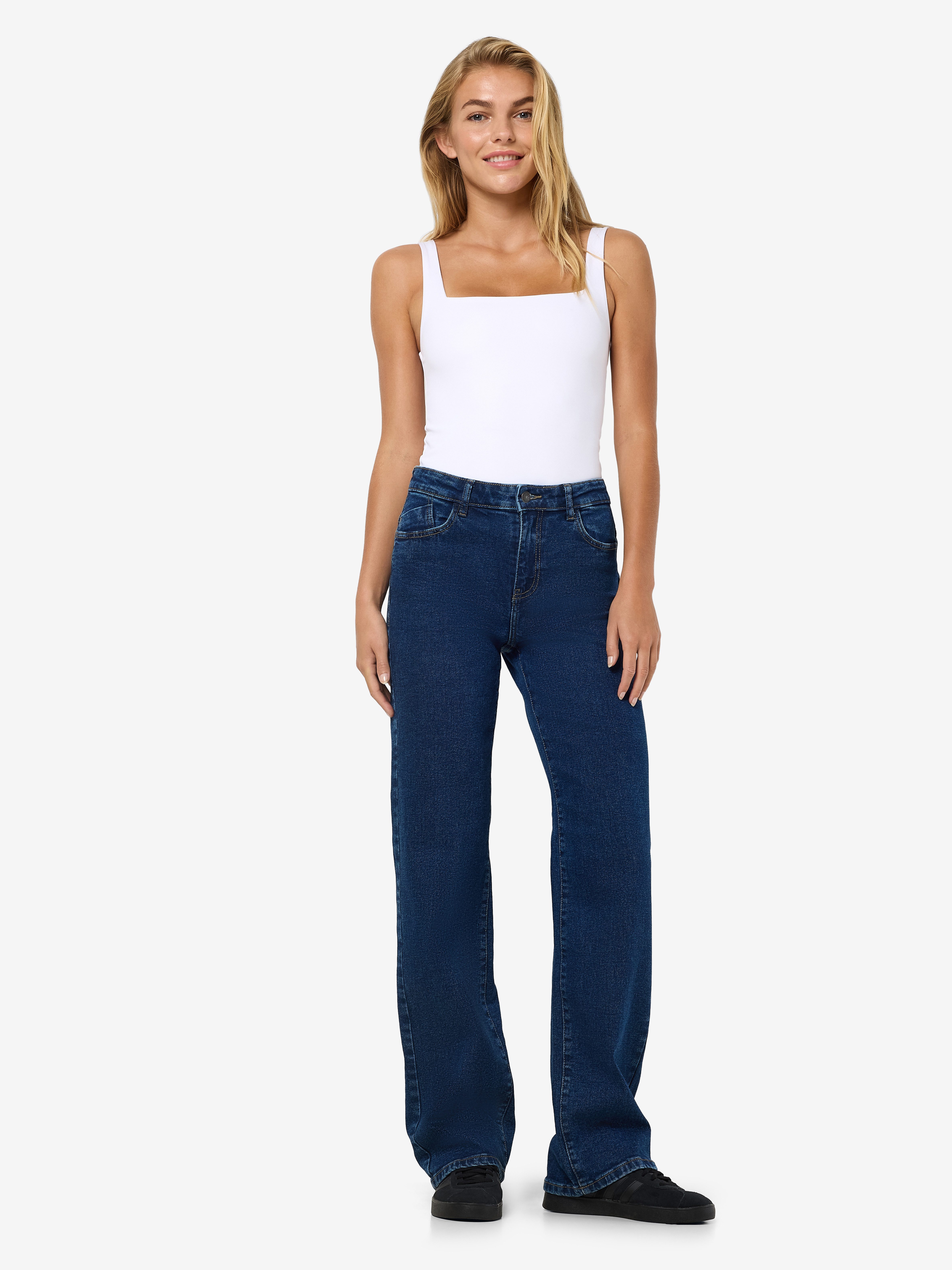 Noisy may Wijde jeans NMYOLANDA NW WIDE JEANS AZ365DB FWD NOOS