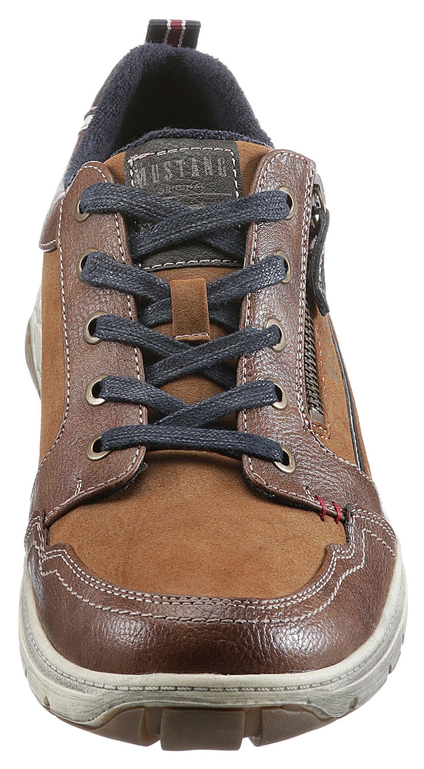 Mustang Shoes Sneakers met zijlogo, vrijetijdsschoen, lage schoen, veterschoen