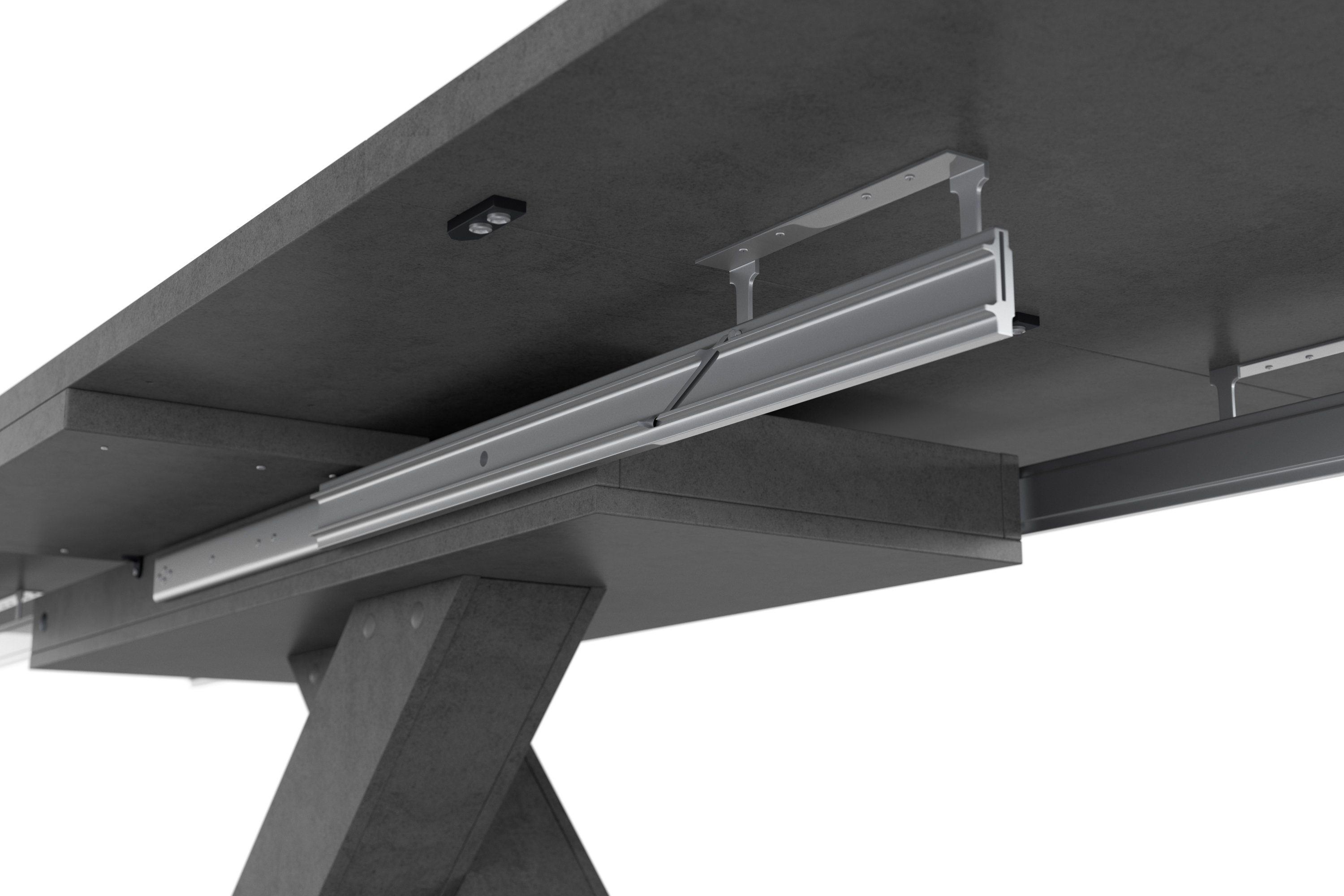 Mäusbacher Eettafel Comfort tafel TOPSELLER! Mäusbacher eettafel met X-frame en voetplaat. Breedte 160-260