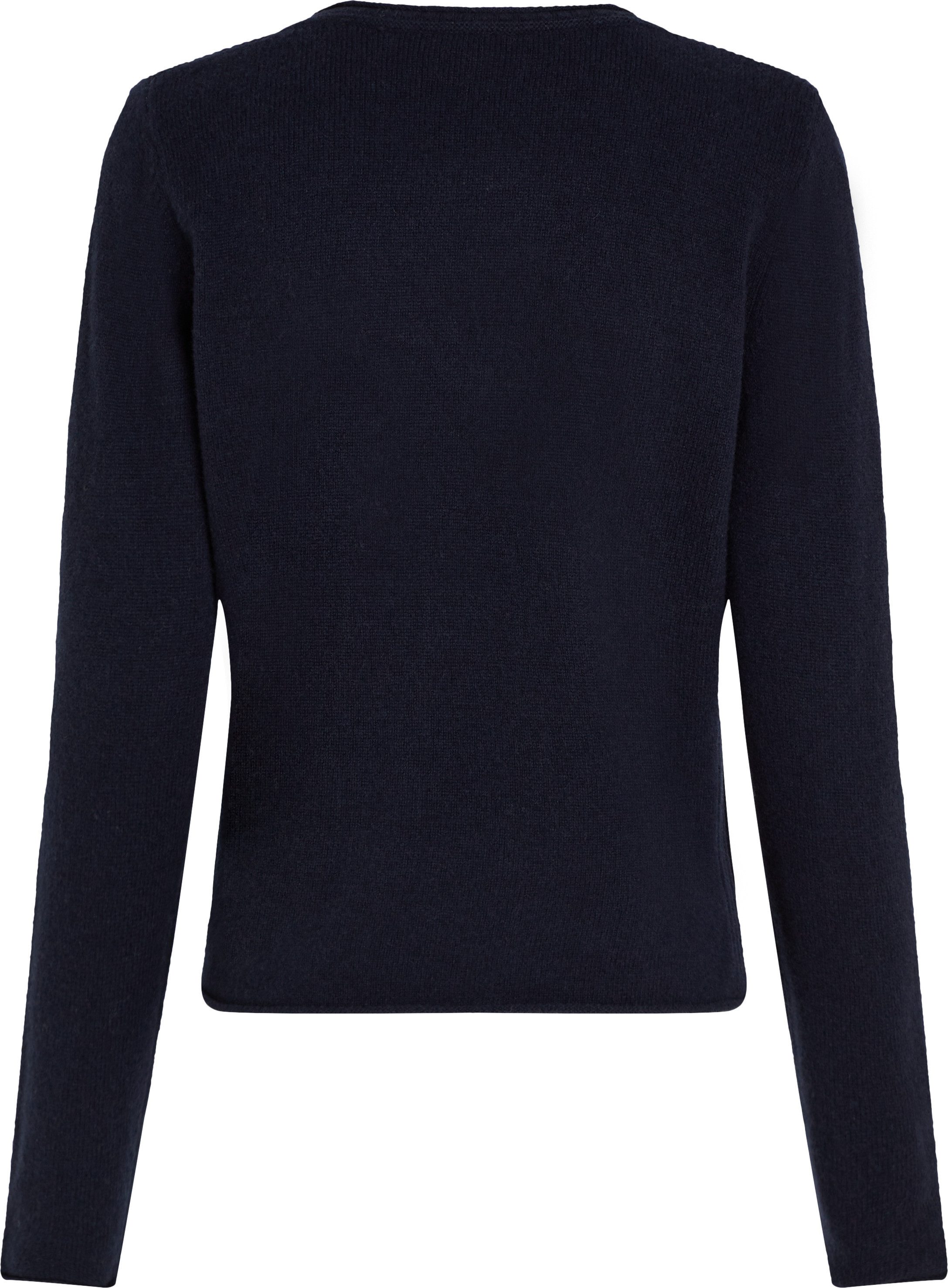 Tommy Hilfiger Gebreide trui SOFT WOOL V-NK SWEATER met v-hals van 100% wol