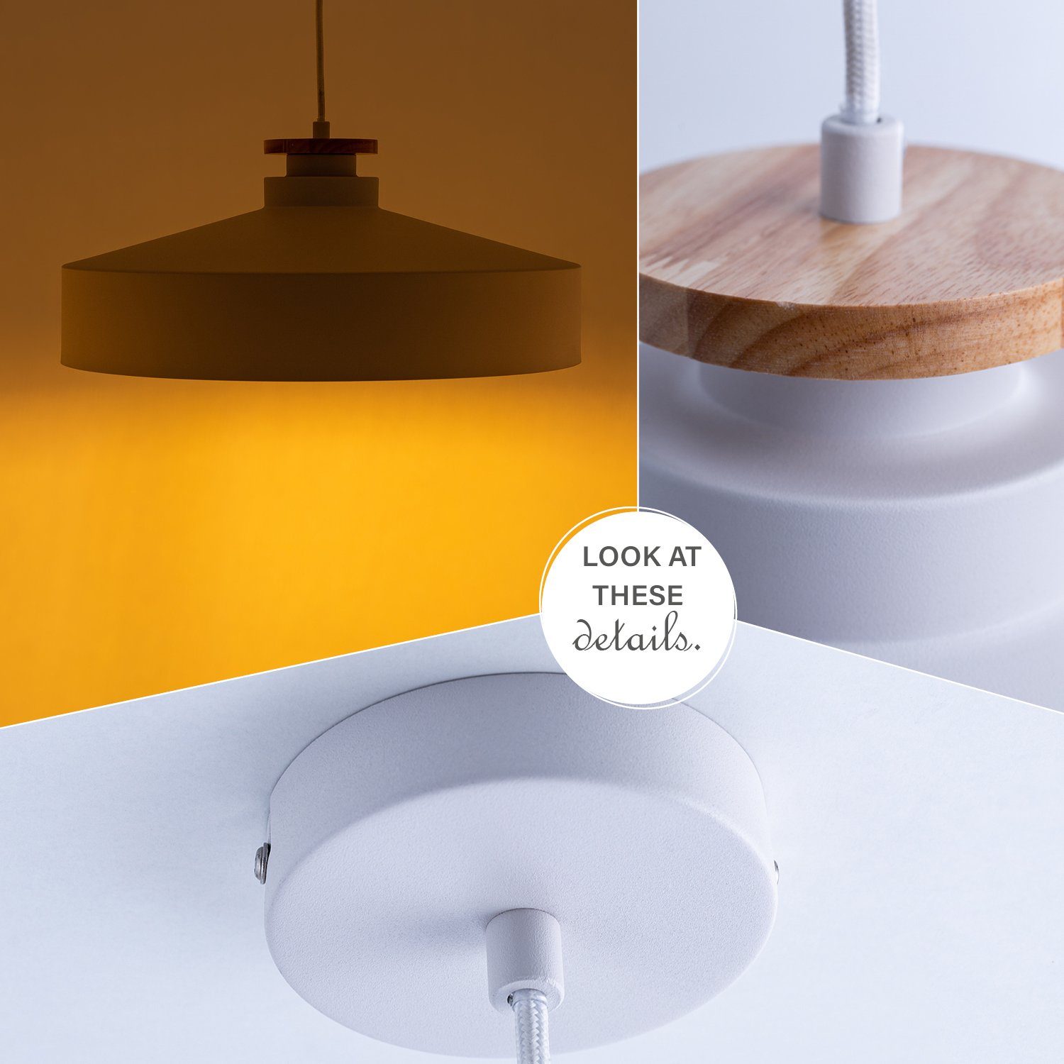 Paco Home Hanglamp JACK T Hanglamp eetkamer keukenlamp Eettafellamp Scandinavisch E27