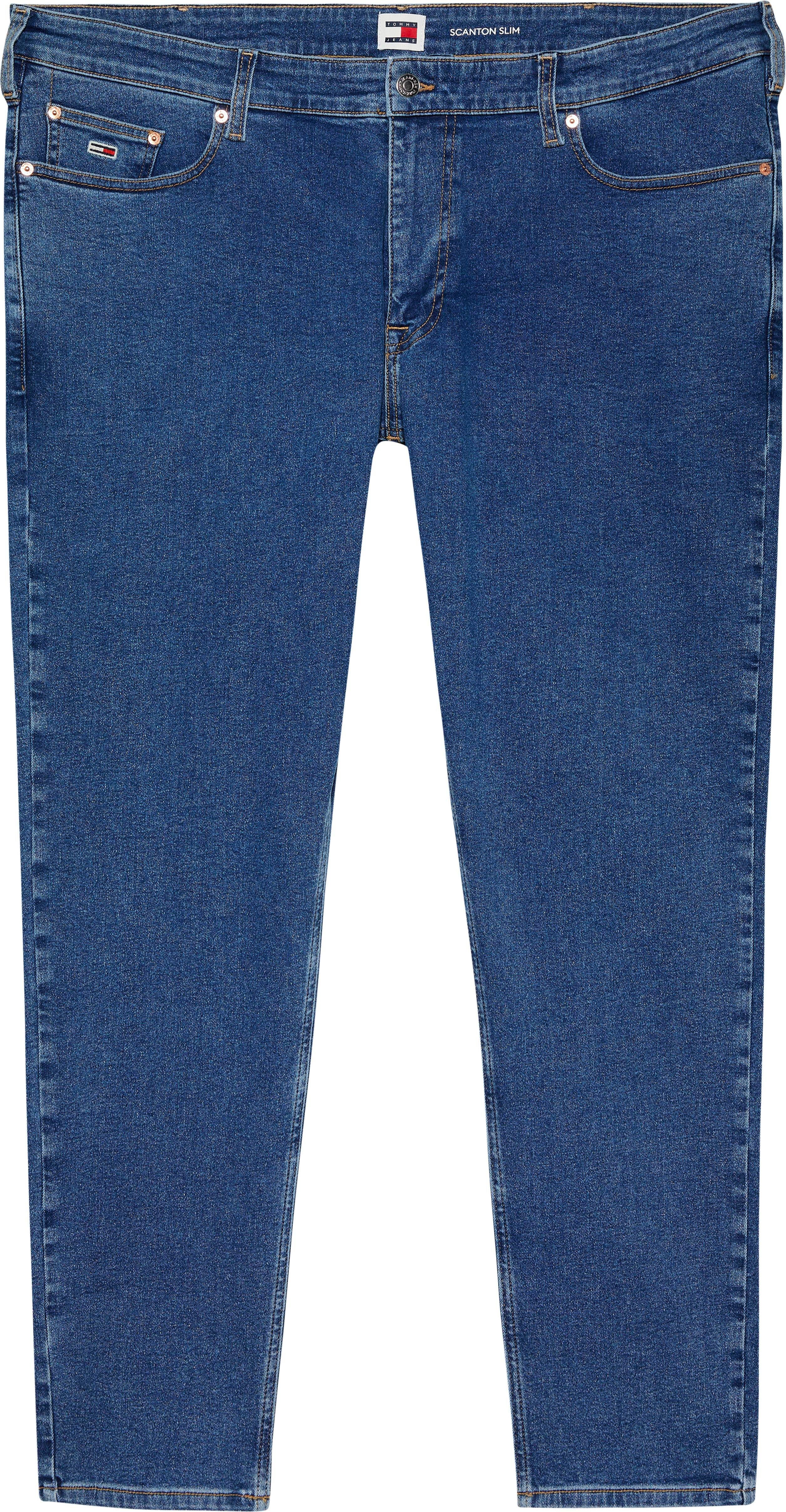 Tommy Jeans Plus Slim fit jeans SCANTON PLUS met leren merklabel