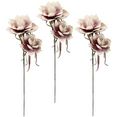 i.ge.a. kunstbloem zachte magnolia set van 3 (3 stuks) roze