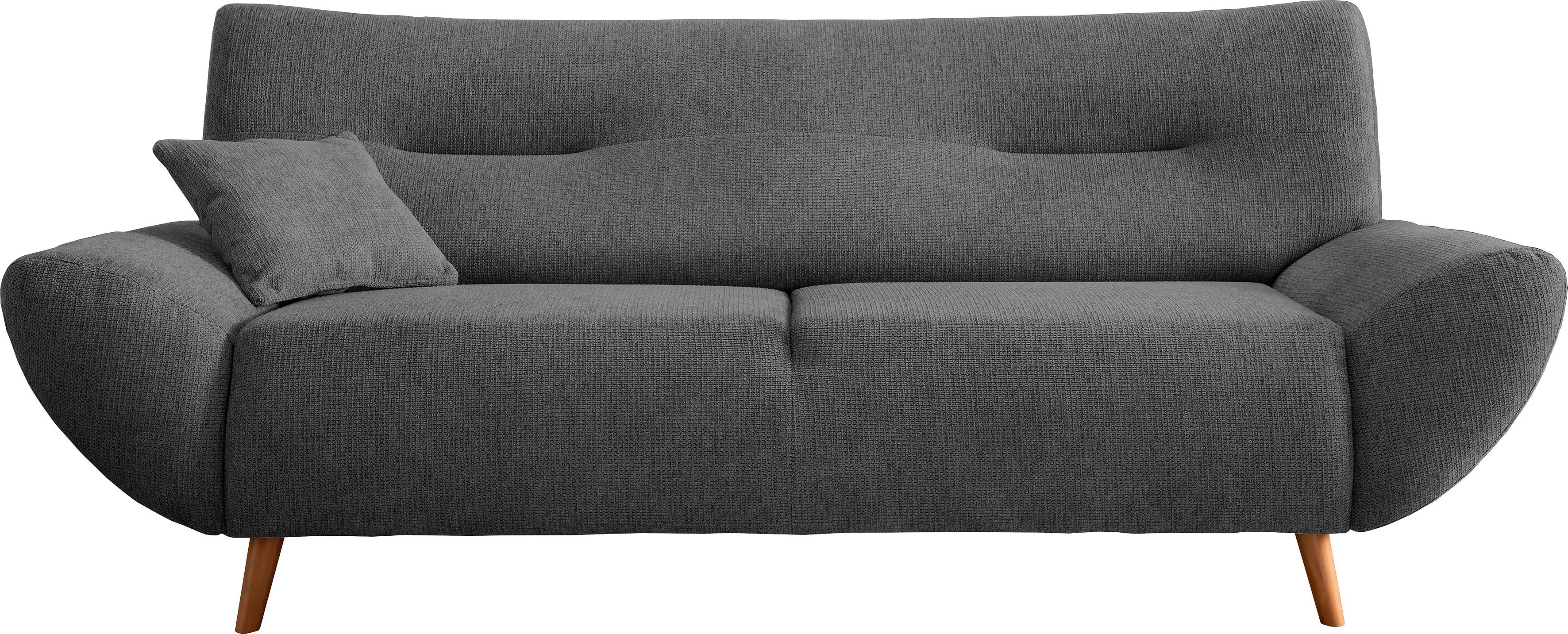 INOSIGN Zithoek Drago, modern en tijdloos, actuele vormtaal, comfortabel leverbaar als fauteuil/hoekbank, diverse stoffen, incl. 2 sierkussens (set, 2-delig)