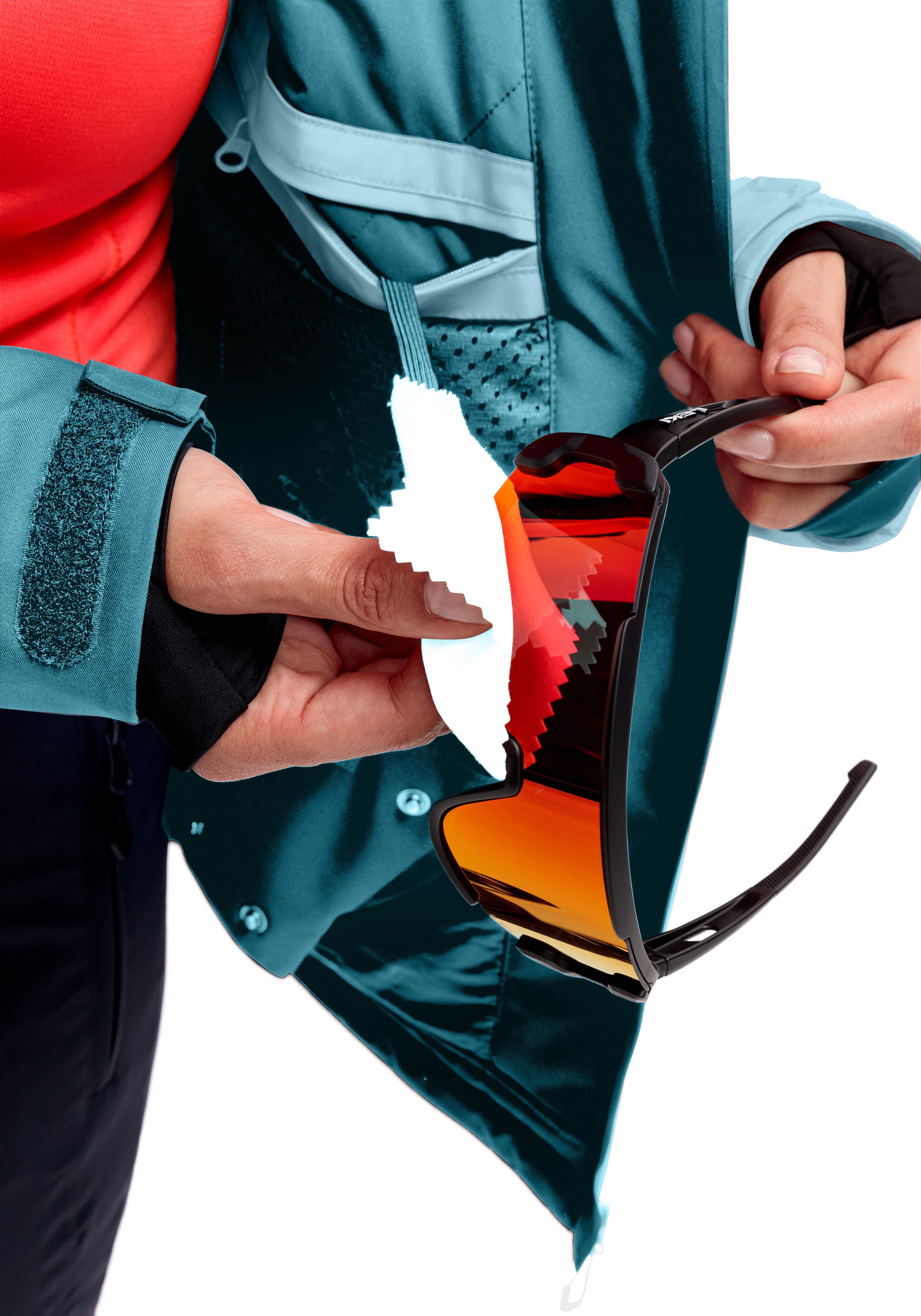 Maier Sports Ski-jack Glacierguard W Dames winterjas gewatteerd en waterdicht