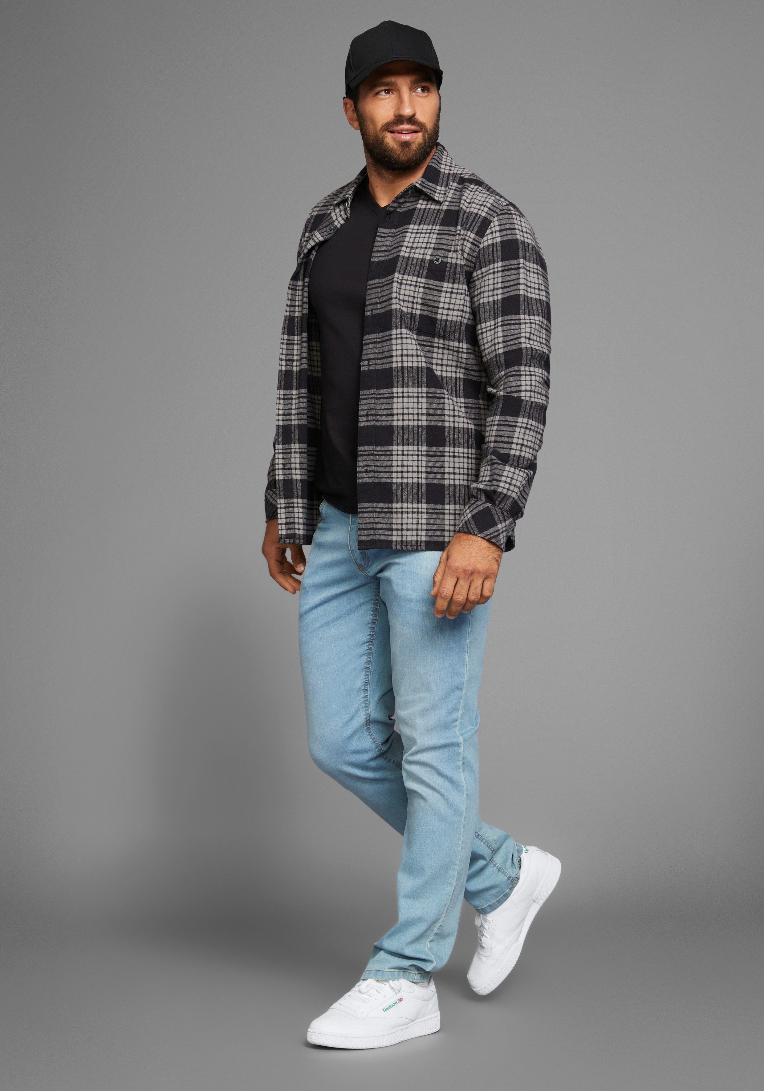 Man's World Shirt met lange mouwen ook voor onderkleding
