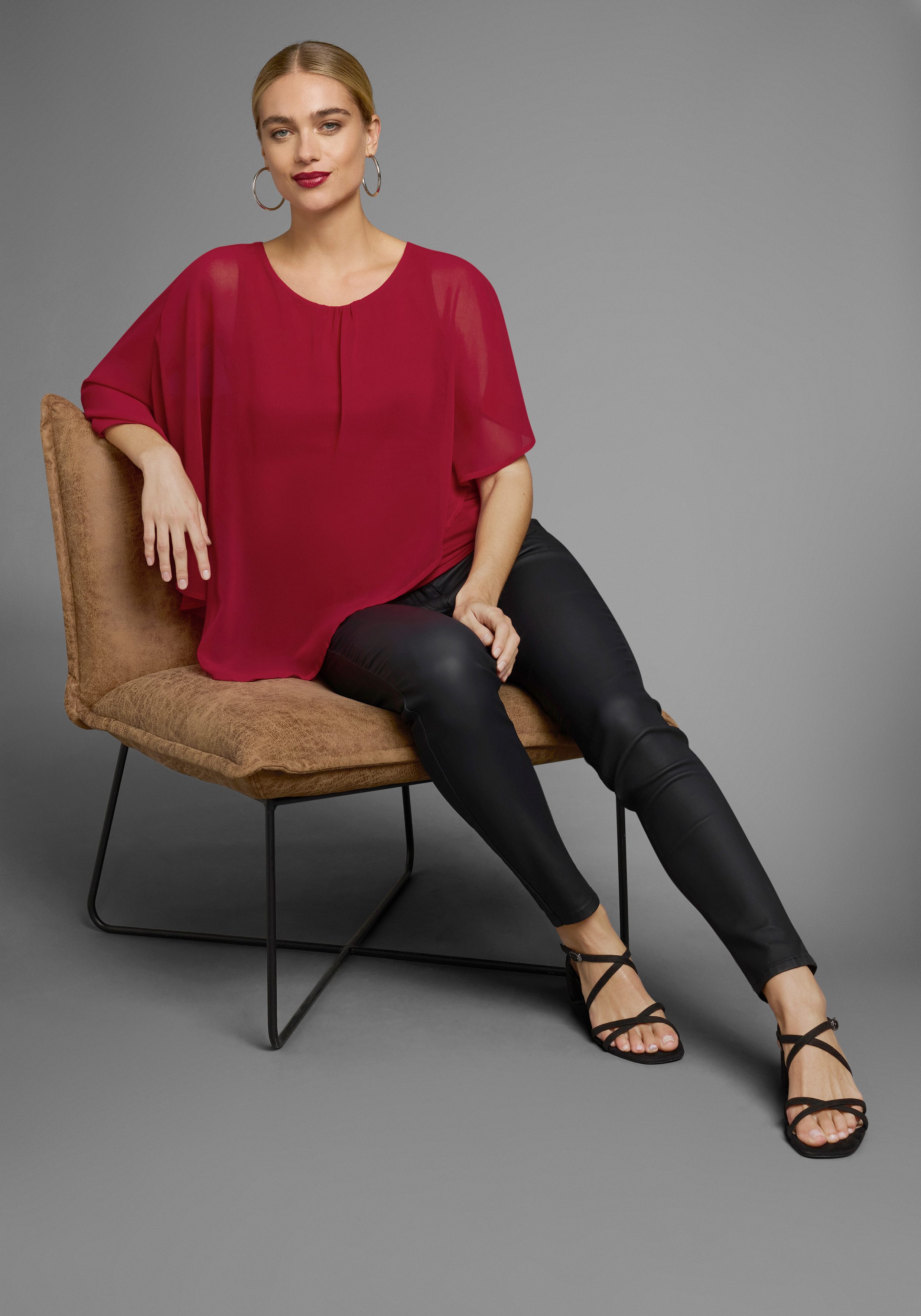 Laura Scott Chiffon blouse