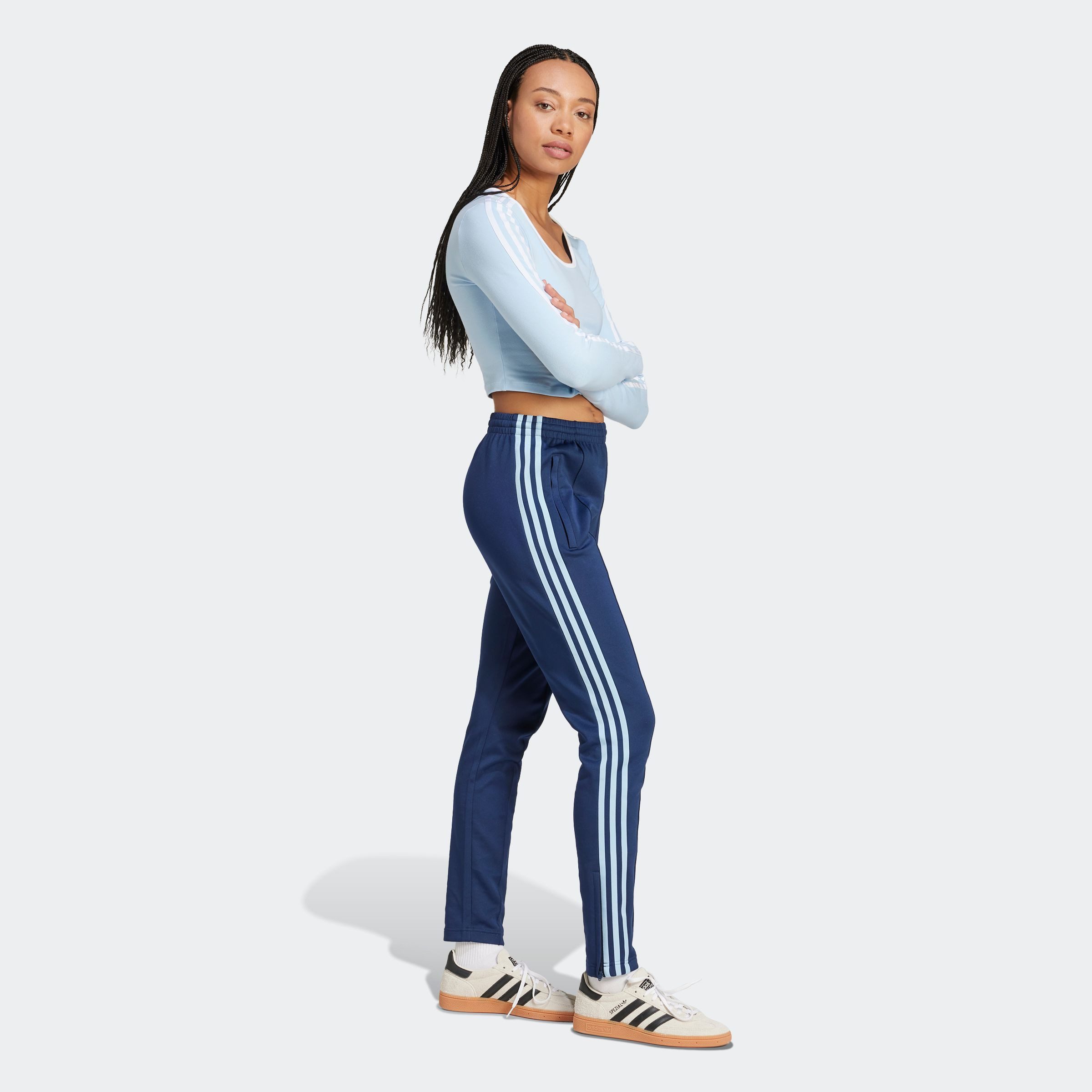 adidas Originals Shirt met lange mouwen 3S LS CROP