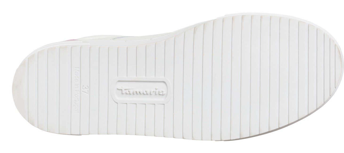 Tamaris Sneakers met praktische verwisselbare binnenzool, vrijetijdsschoen, lage schoen, veterschoen