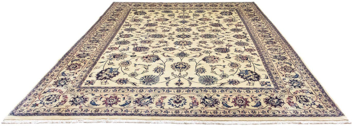 morgenland Wollen kleed Maschad geheel gedessineerd beige chiaro 342 x 248 cm Uniek exemplaar met certificaat