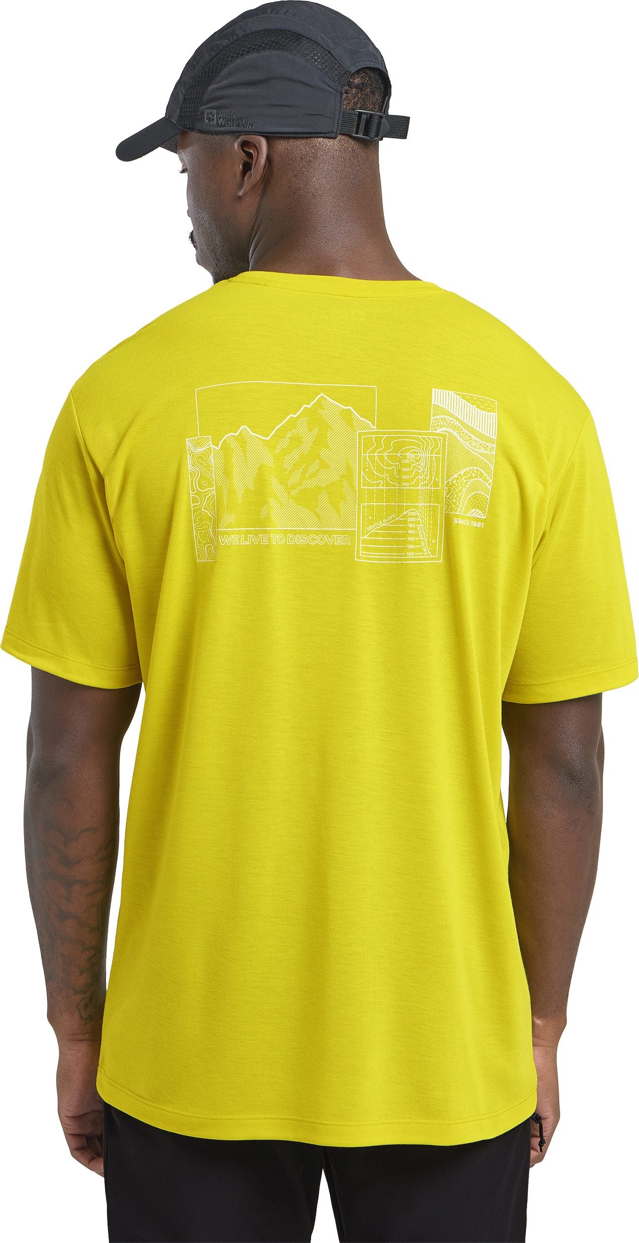 Jack Wolfskin T-shirt VONNAN GRAPHIC T M