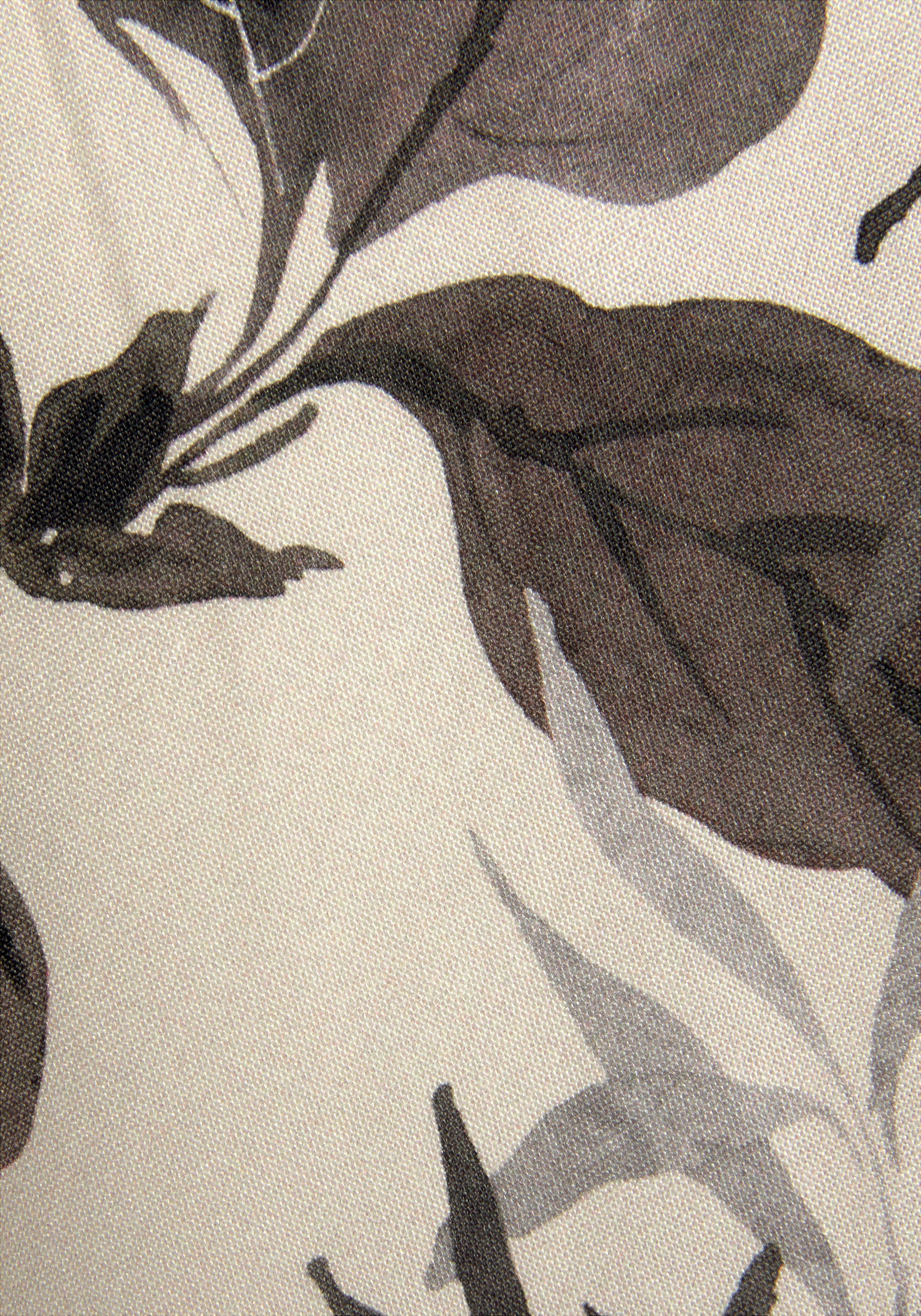 Lascana Maxi-jurk met bloemenprint, licht zomerjurk in vokuhila-stijl, strandjurk