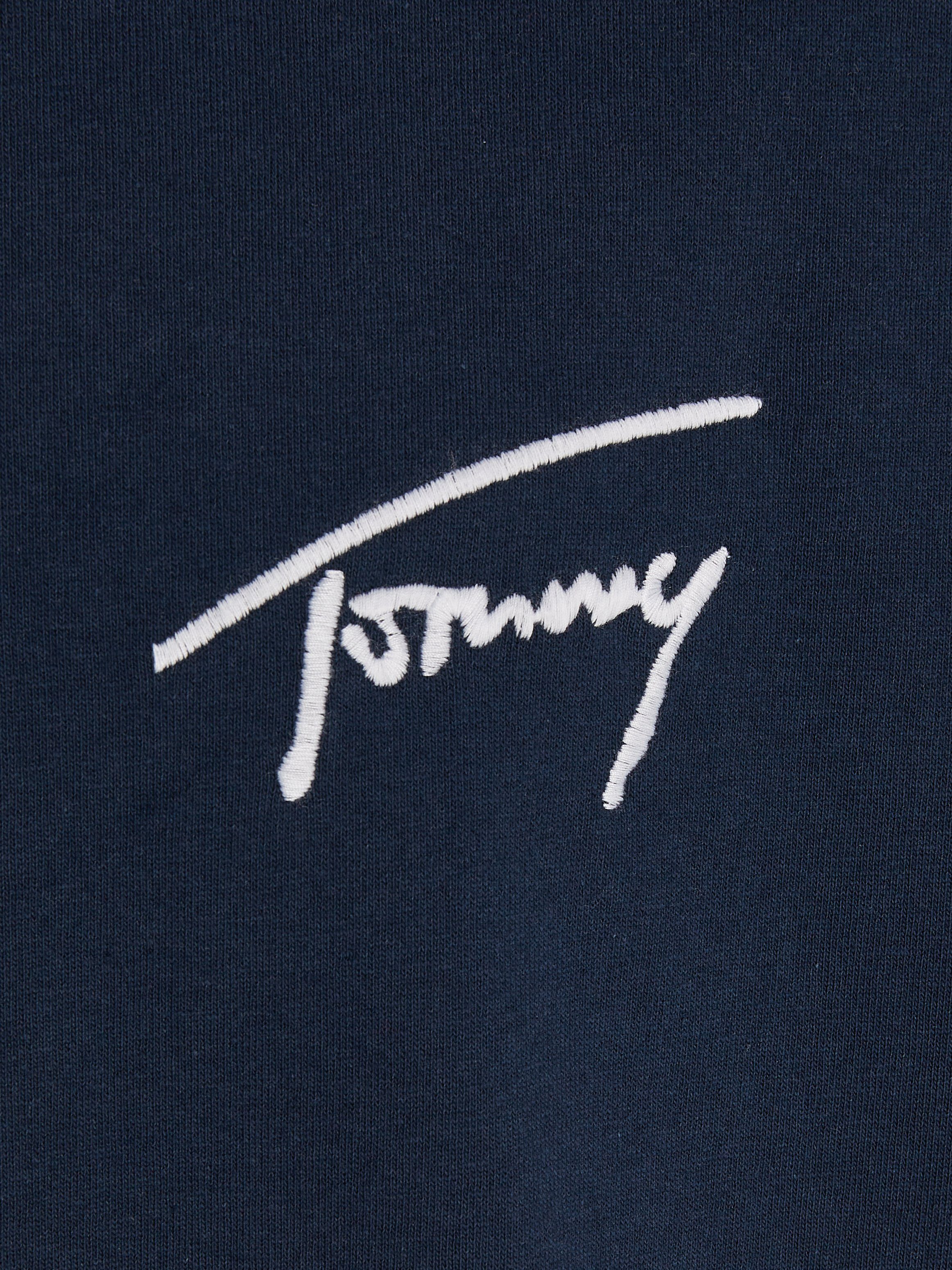 TOMMY JEANS T-shirt TJM REG SIGNATURE TEE EXT met geborduurd handtekening-logo