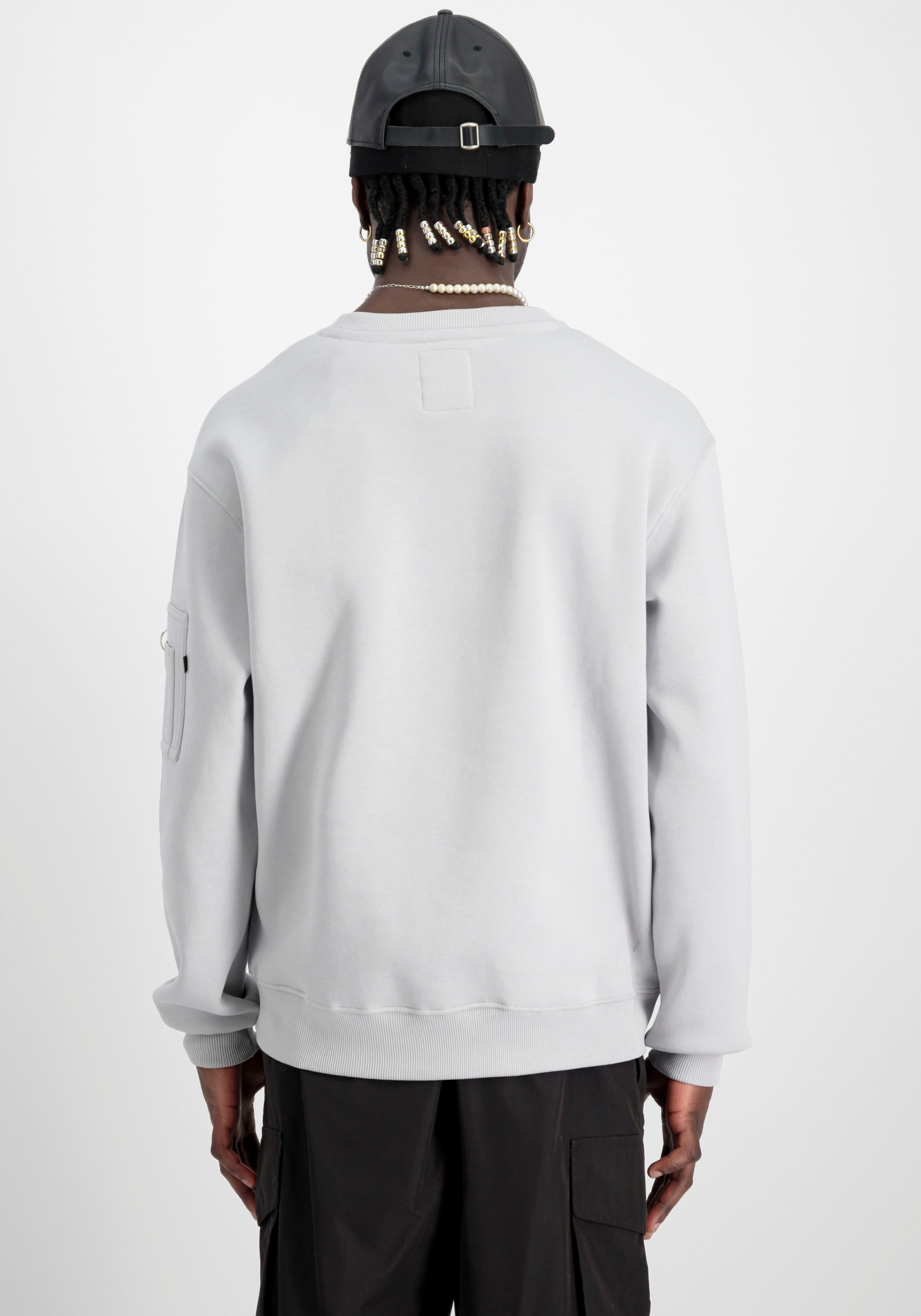 Alpha Industries Sweatshirt Satin Logo Sweater