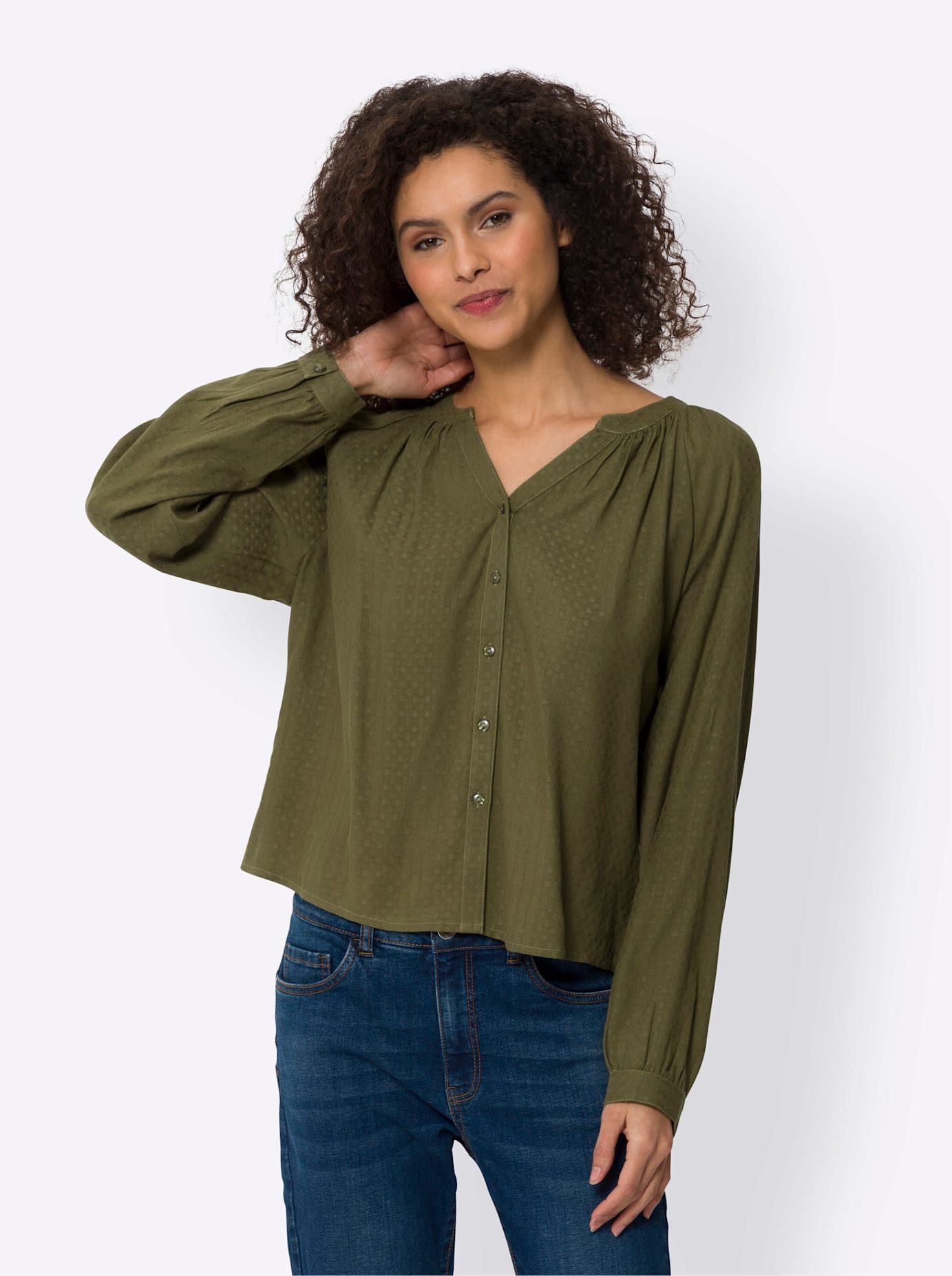 heine Blouse met lange mouwen
