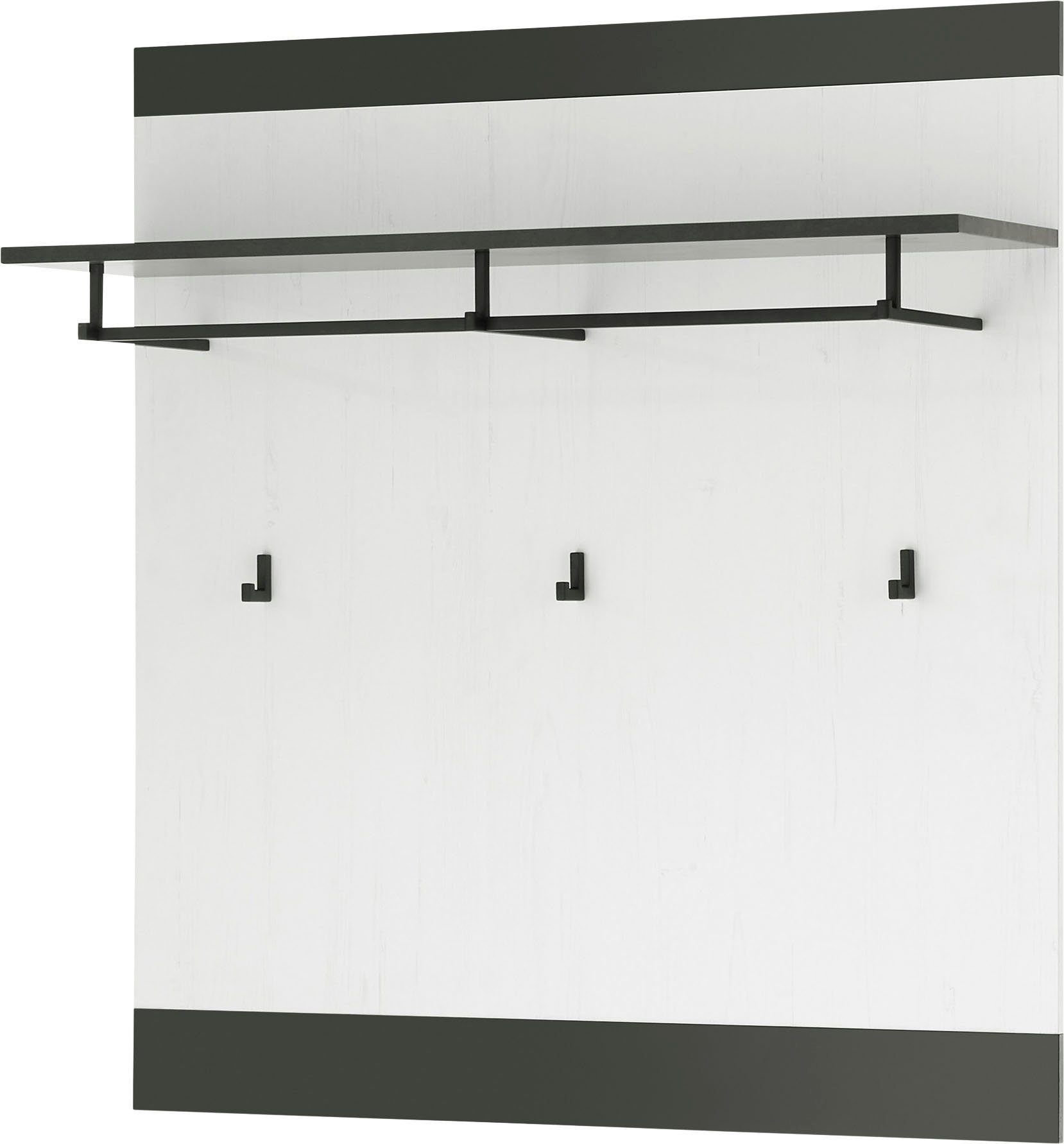 Home affaire Halmeubelset Sherwood met schuurdeurbeslag, apothekersgrepen van metaal (4-delig)