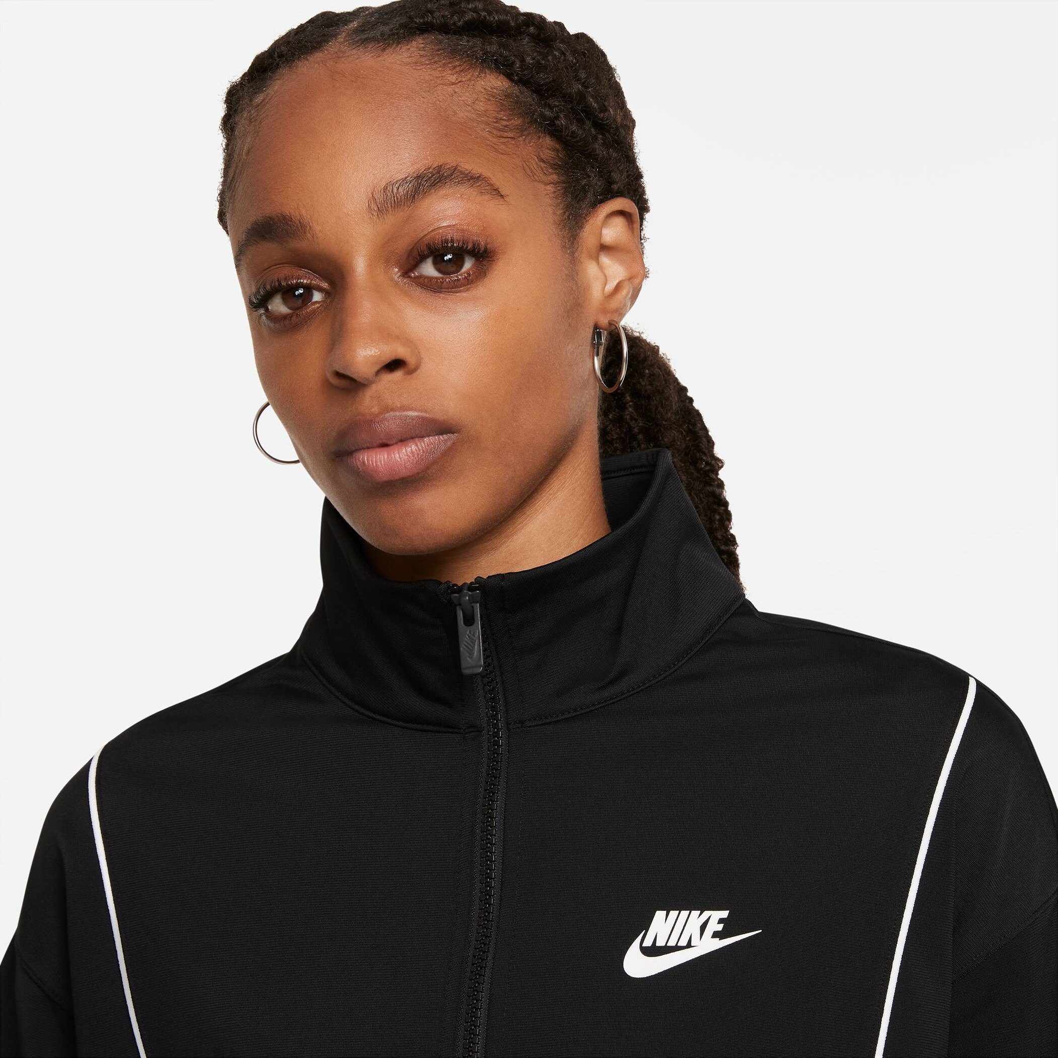 Nike Sportswear Trainingspak WoMen's Fitted Track Suit Comfortabele basic dames sportoutfit (set, 2-delig)