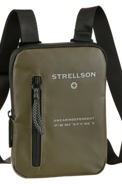 strellson schoudertas stockwell 2.0 shoulderbag xsvz in praktisch formaat groen