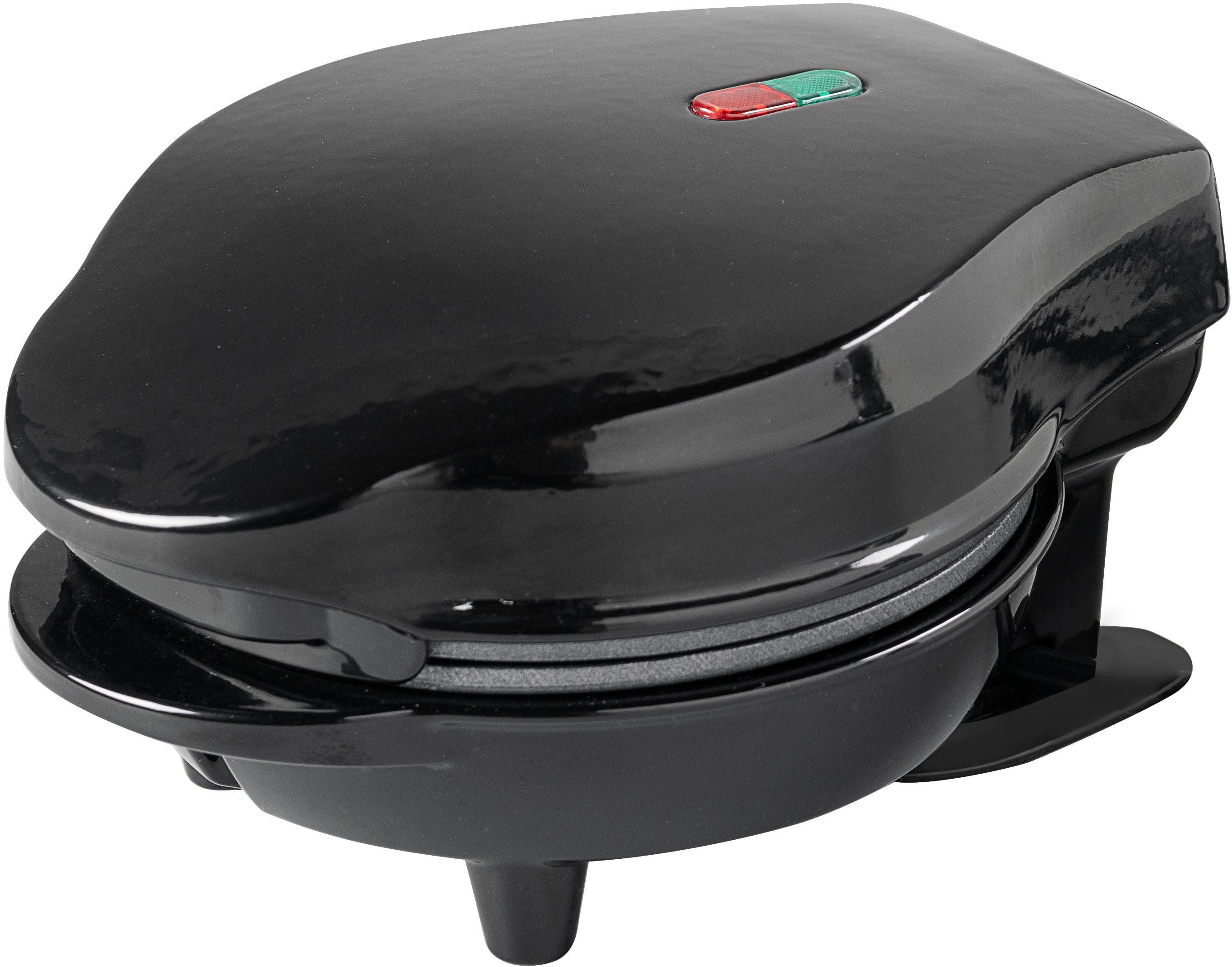 bestron Wafelijzer AMW500 Mini voor klassieke wafels, kleine wafelmaker met antiaanbaklaag