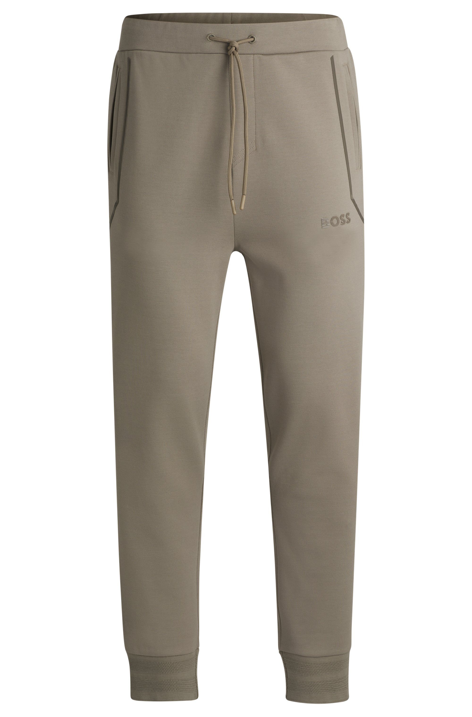 BOSS GREEN Joggingbroek Hadiko Mirror met een rijgkoord