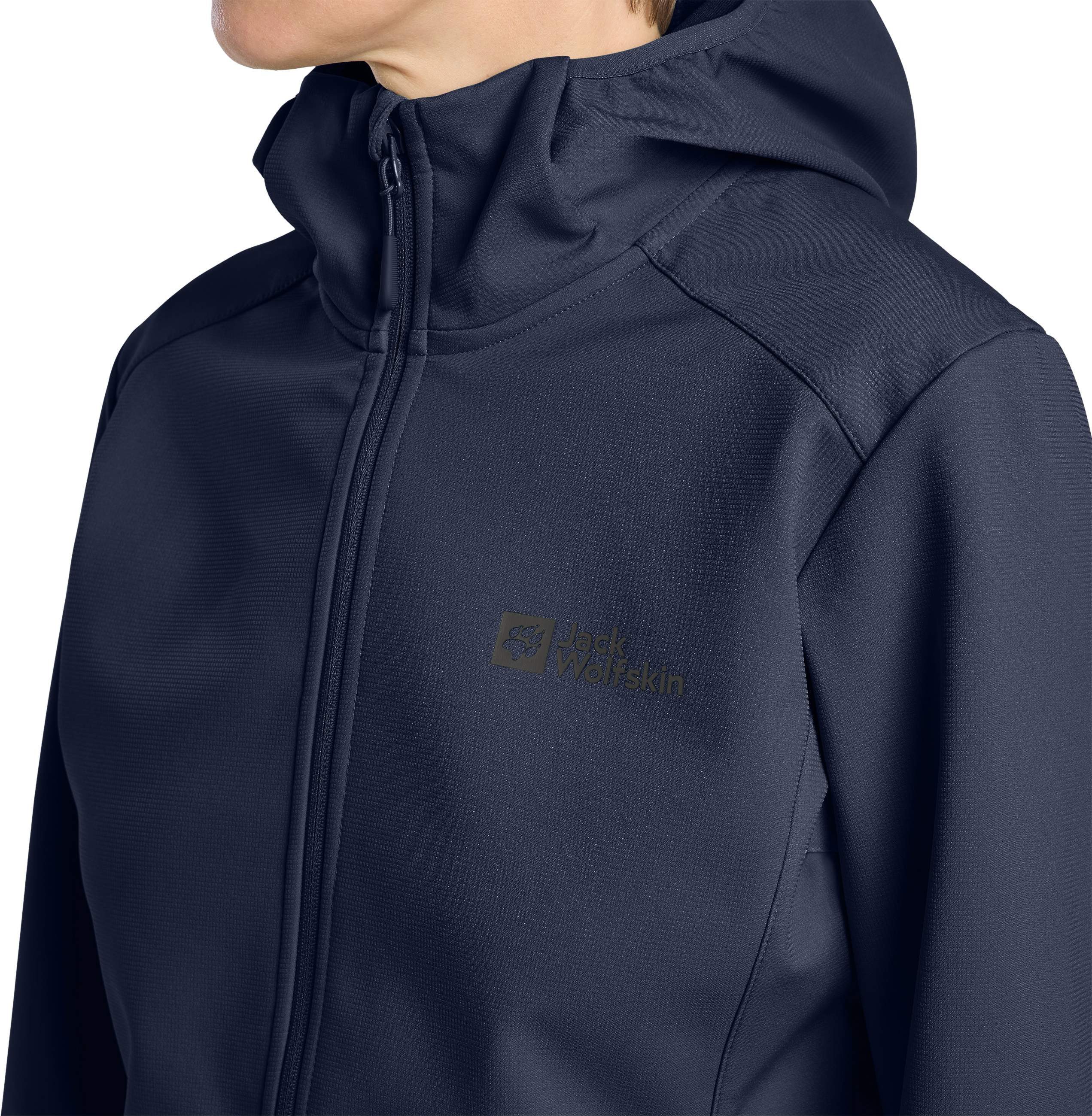 Jack Wolfskin Functioneel jack BORNBERG HOODY W