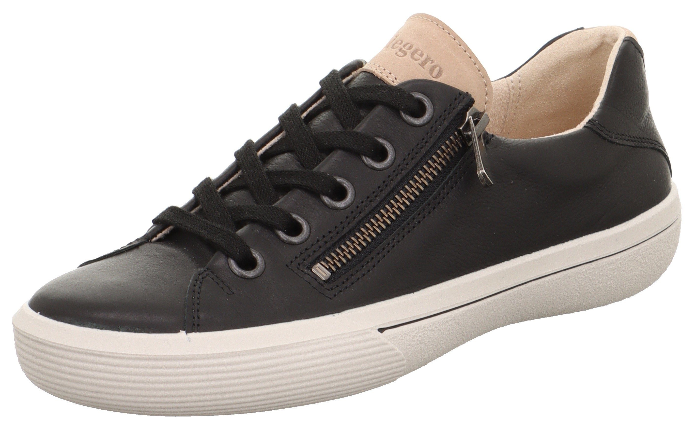 Legero Sneakers Fresh met verwisselbare voetbed, vrijetijdsschoen, lage schoen, veterschoen