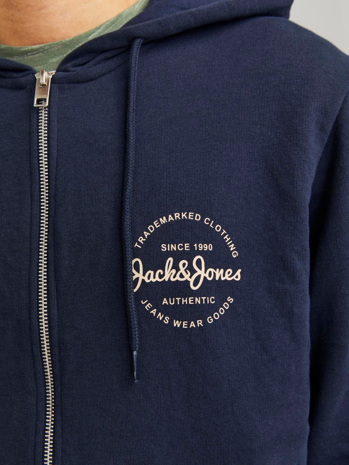 Jack & Jones Sweatvest JJFOREST SWEAT ZIP HOOD