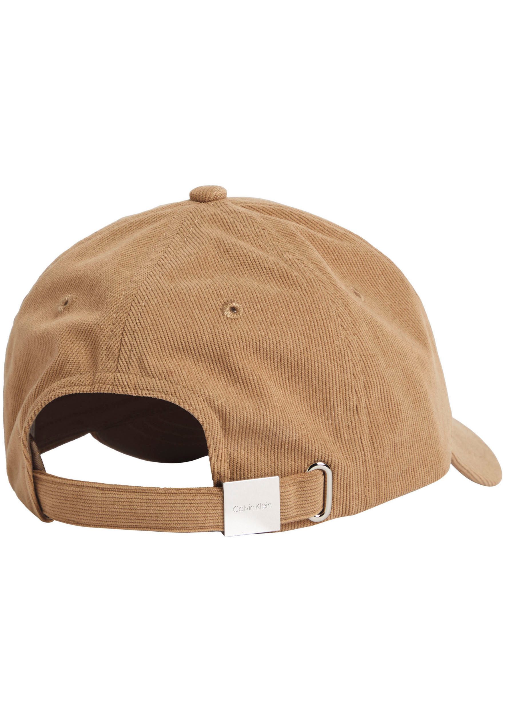 Calvin Klein Baseball pet CORDUROY COTTON CAP Klem sluiting met logo-opdruk