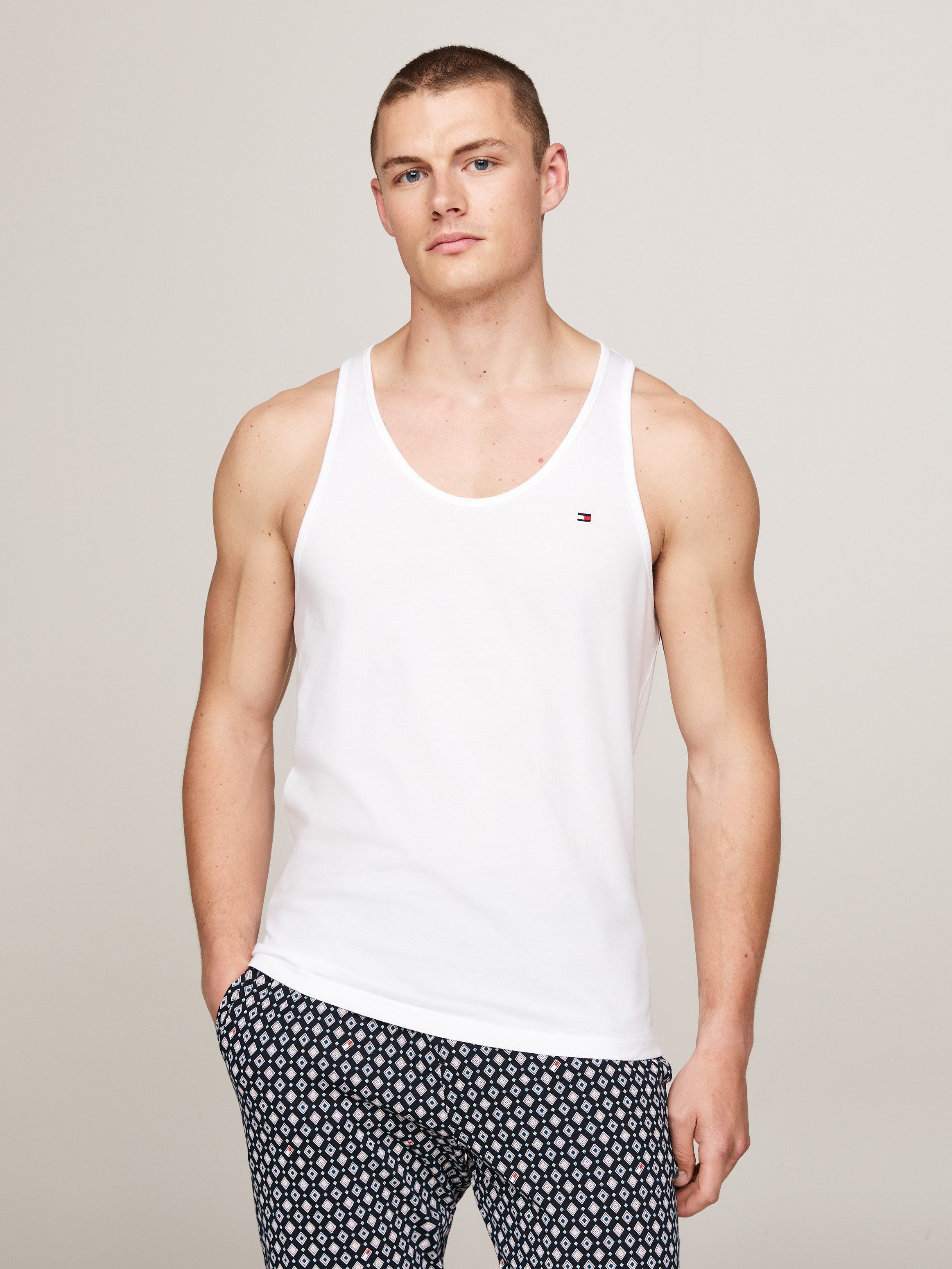 Tommy Hilfiger Underwear Tanktop 3P TANK TOP met logoborduursel (3-delig, Set van 3)