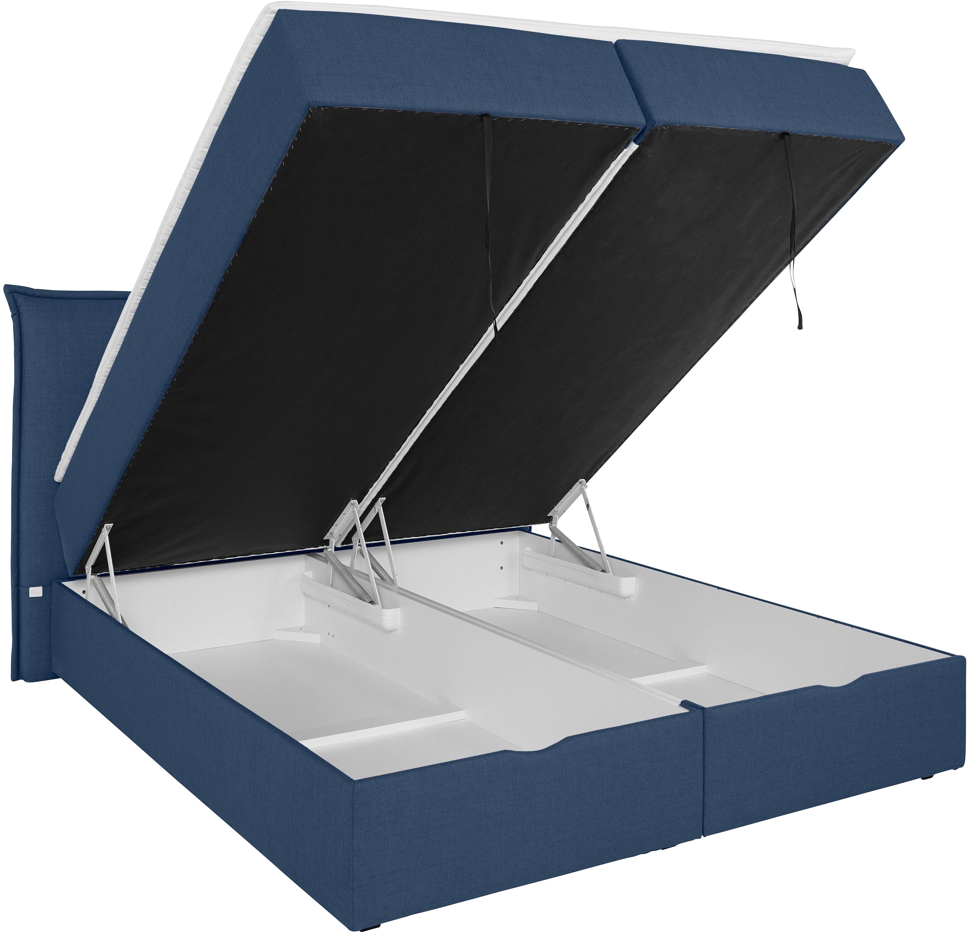 andas Boxspring Lichtgewicht inclusief bedkist & topmatras, in 4 breedten en 2 hardheden