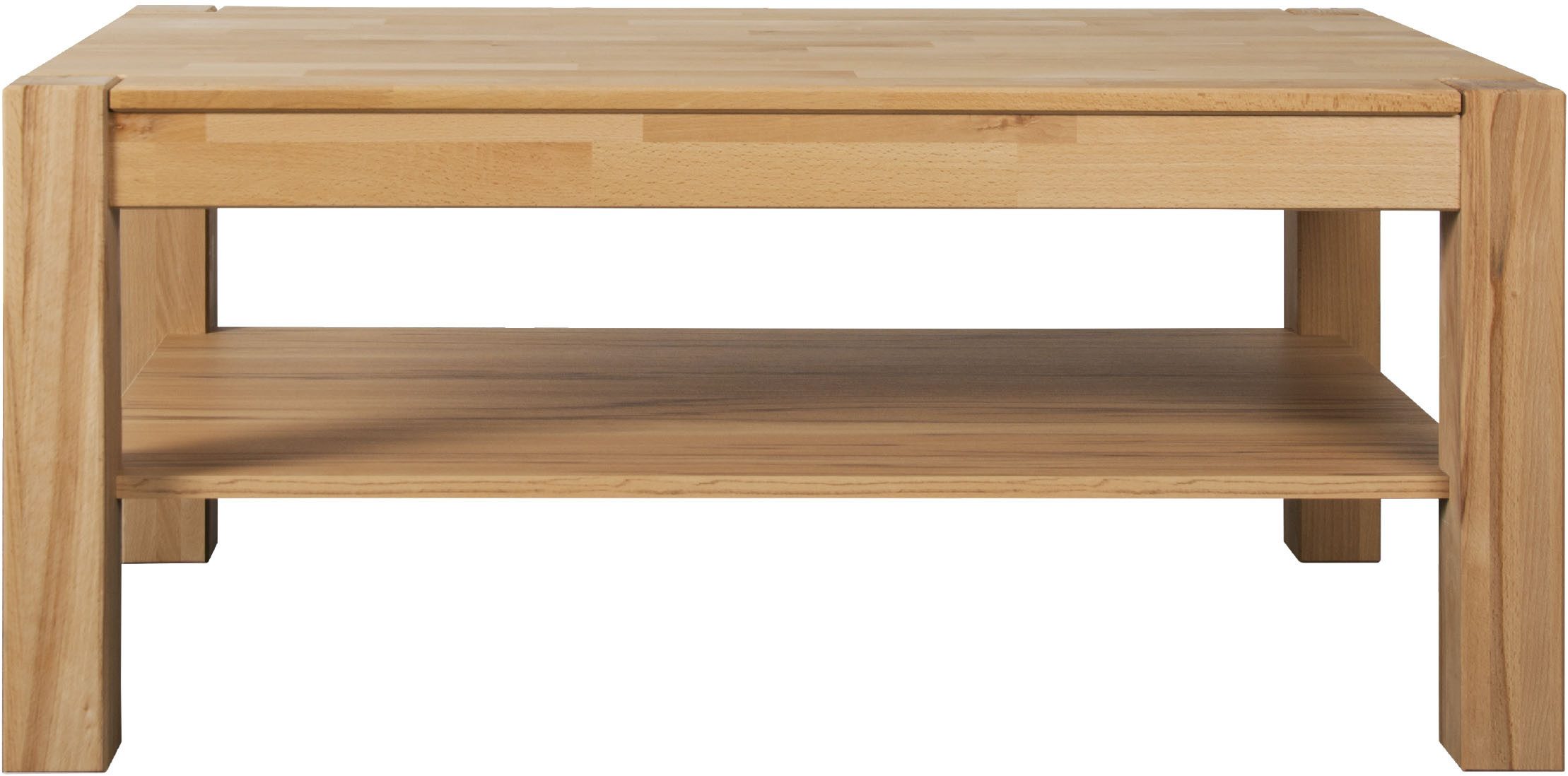 VOGL Möbelfabrik Salontafel Toronto in 2 grootte, met opbergbodem, deels massief, hoogte 46 cm, made in germany