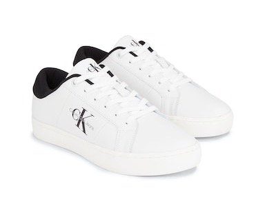 Calvin Klein Sneakers CLASSIC CUPSOLE LOW ML LTH met zijlogo, vrijetijdsschoen, halve schoen, veterschoen