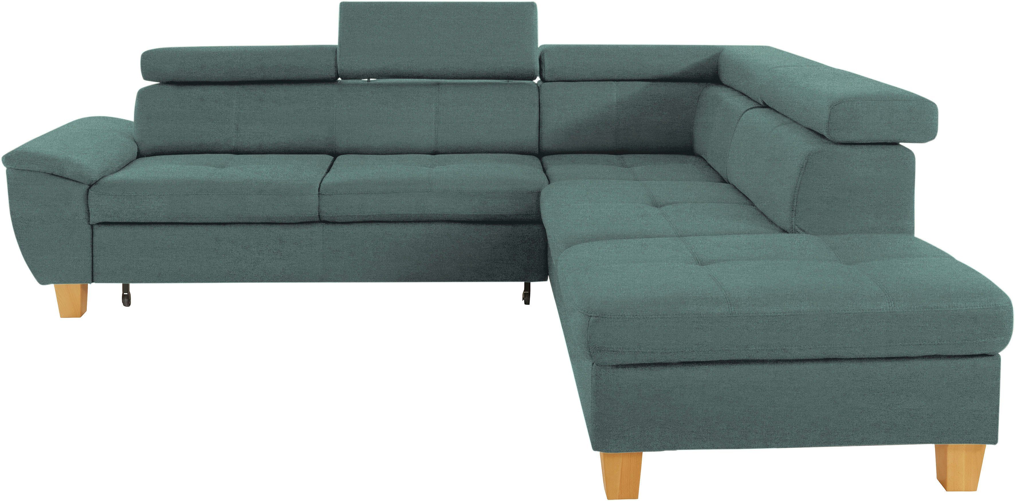 exxpo - sofa fashion Hoekbank Enya, uitgebreide afwerking, hoog zitcomfort, comfortabel, L-vorm