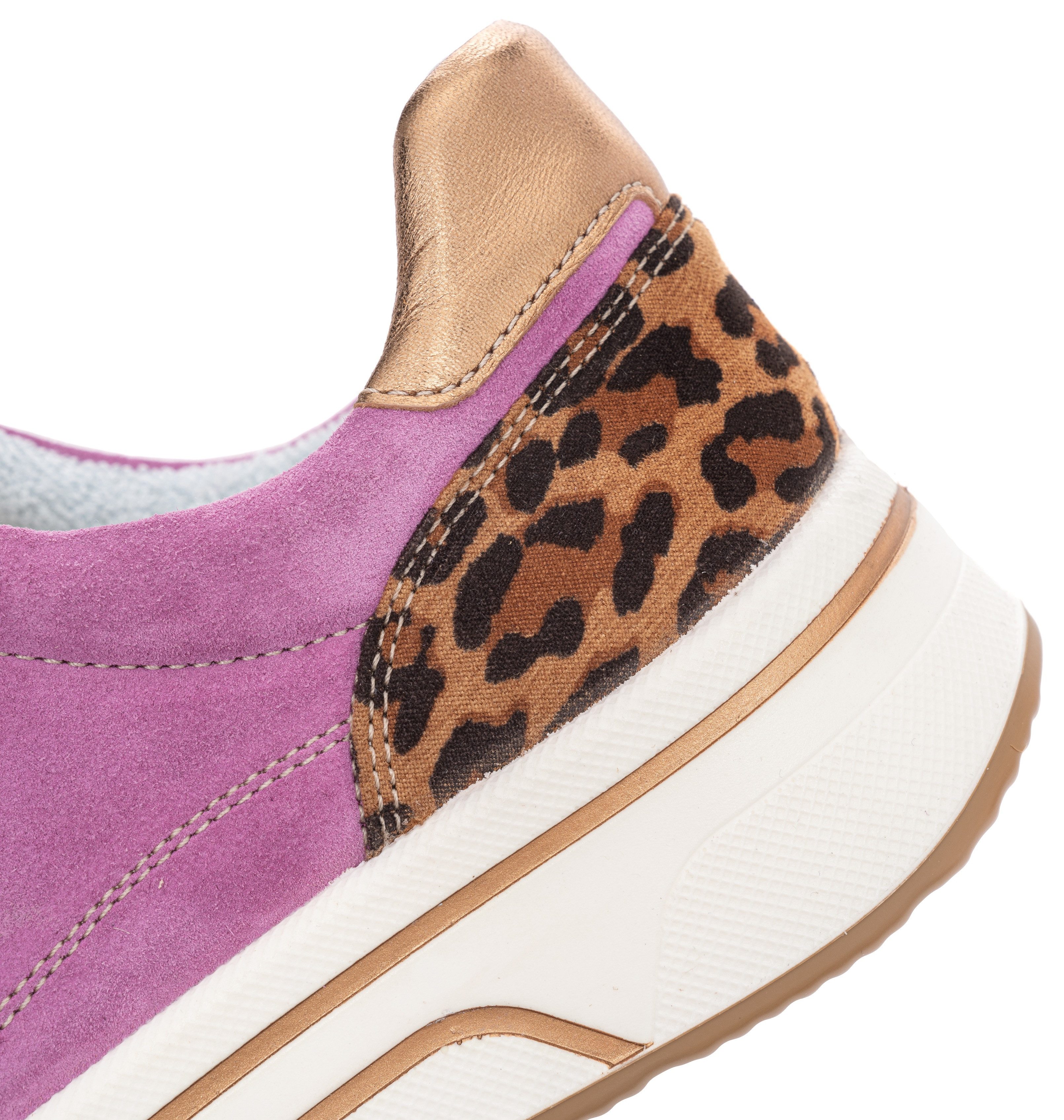 Ara Sneakers met sleehak Sapporo , wig sneaker, veterschoen in comfortwijdte h (= zeer breed)