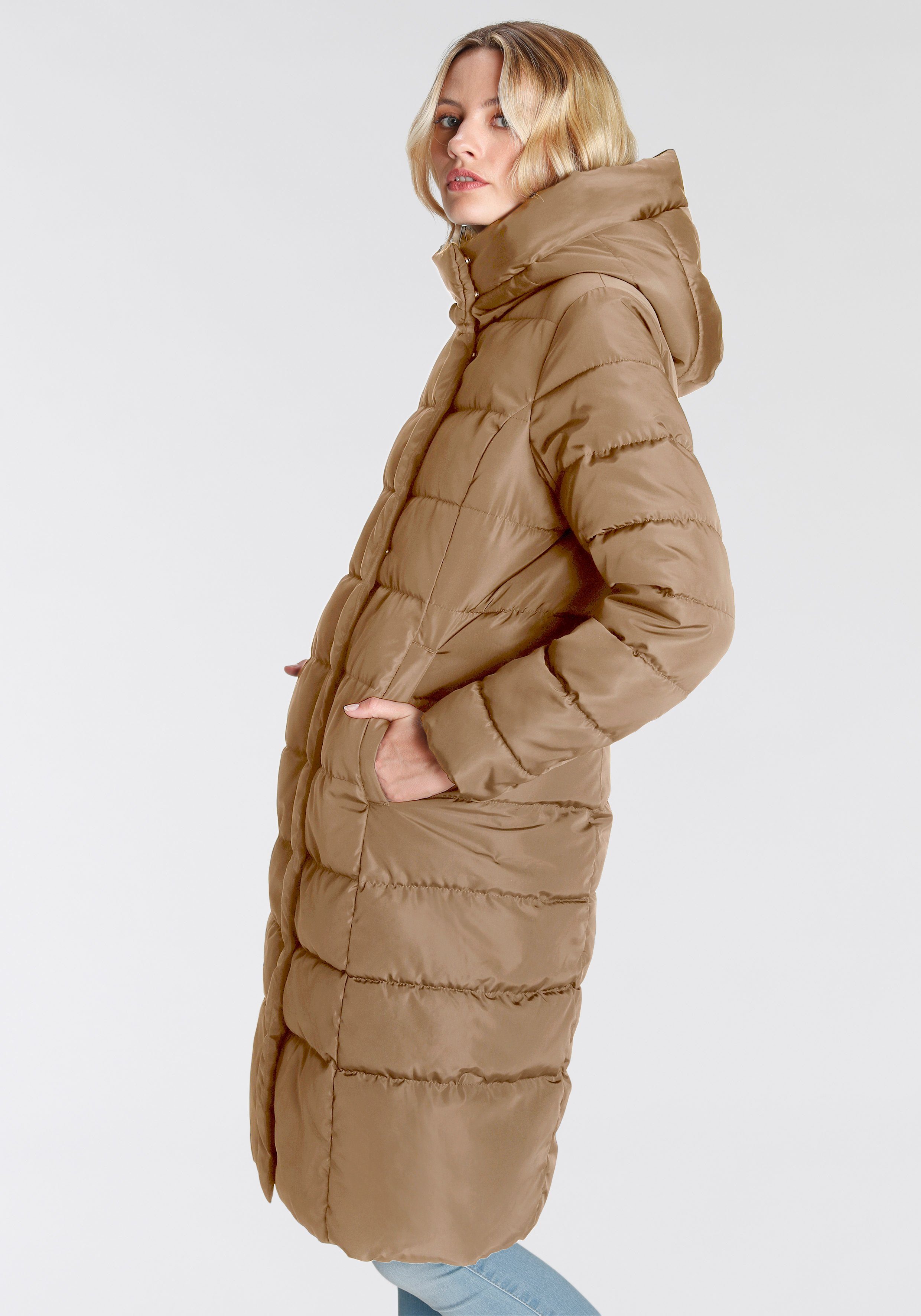 Only Gewatteerde jas ONLTINA PUFFER X LONG COAT OTW