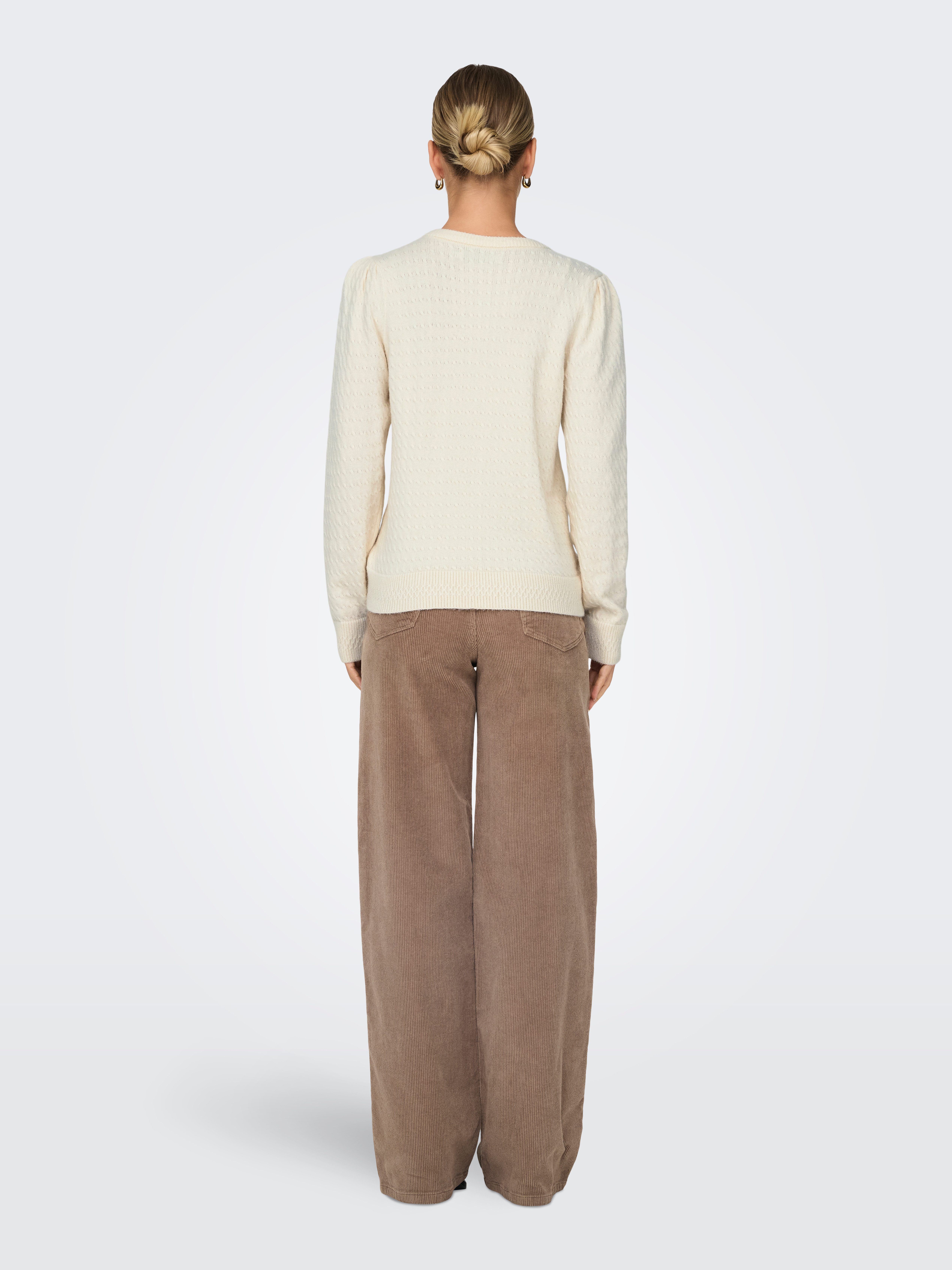 Only Vest ONLKATIA LS PUFF CARDIGAN CC KNT
