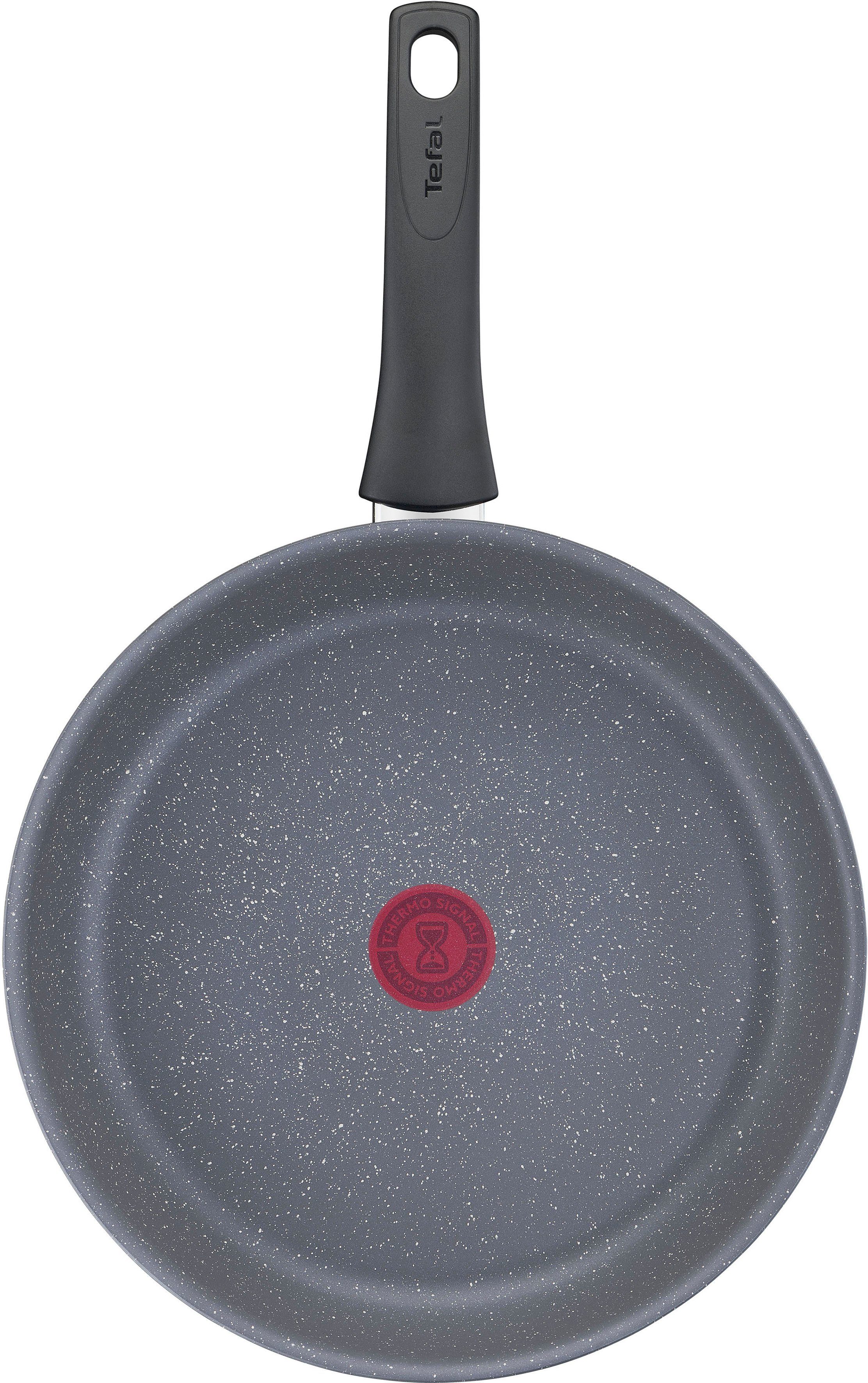 Tefal Pannenset Healthy Chef Mineralia+ anti-aanbakverzegeling, thermo-signaal, inductie (set, 2-delig)