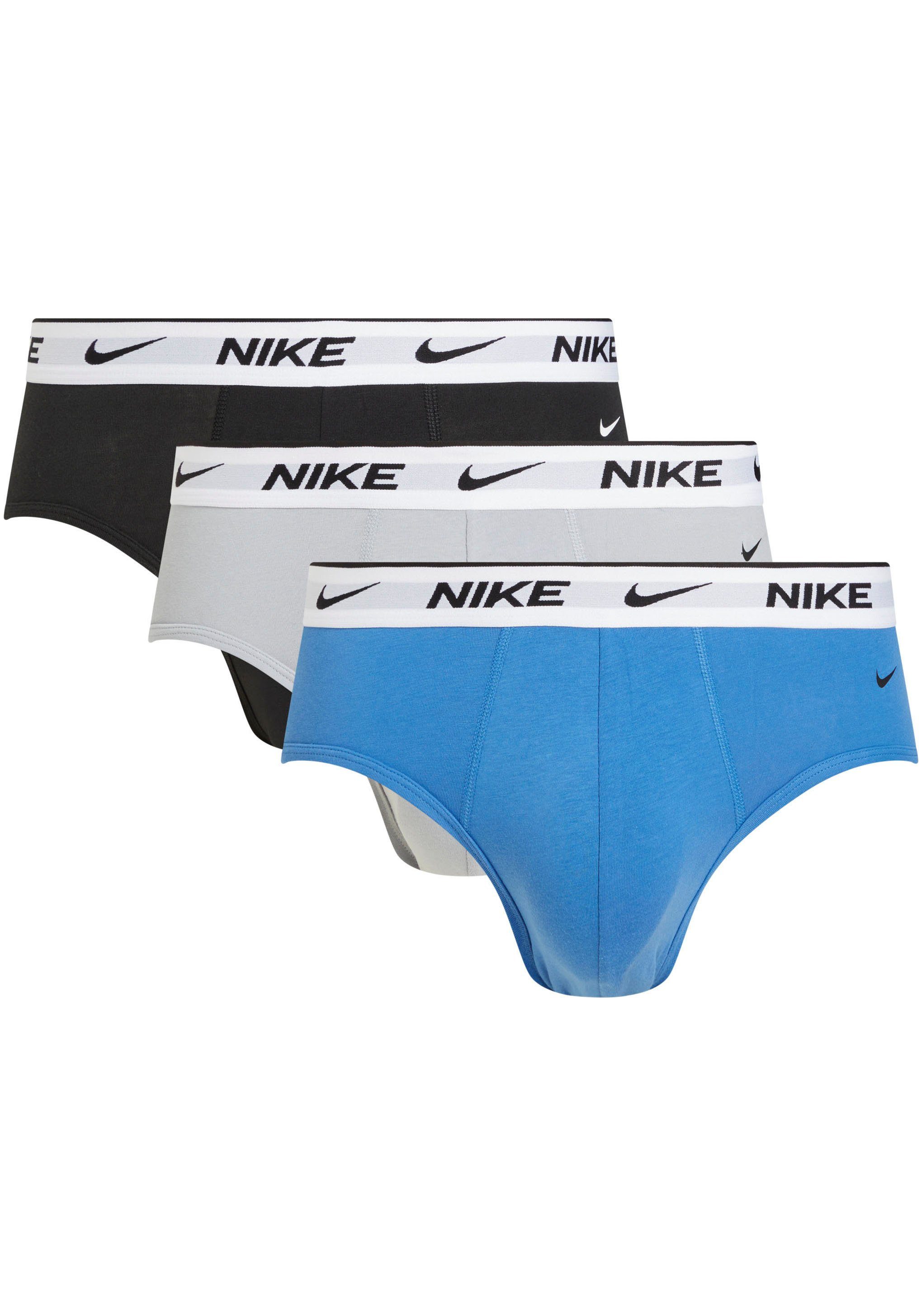 NIKE Underwear Slip BRIEF 3PK met elastische logo-band (3 stuks)