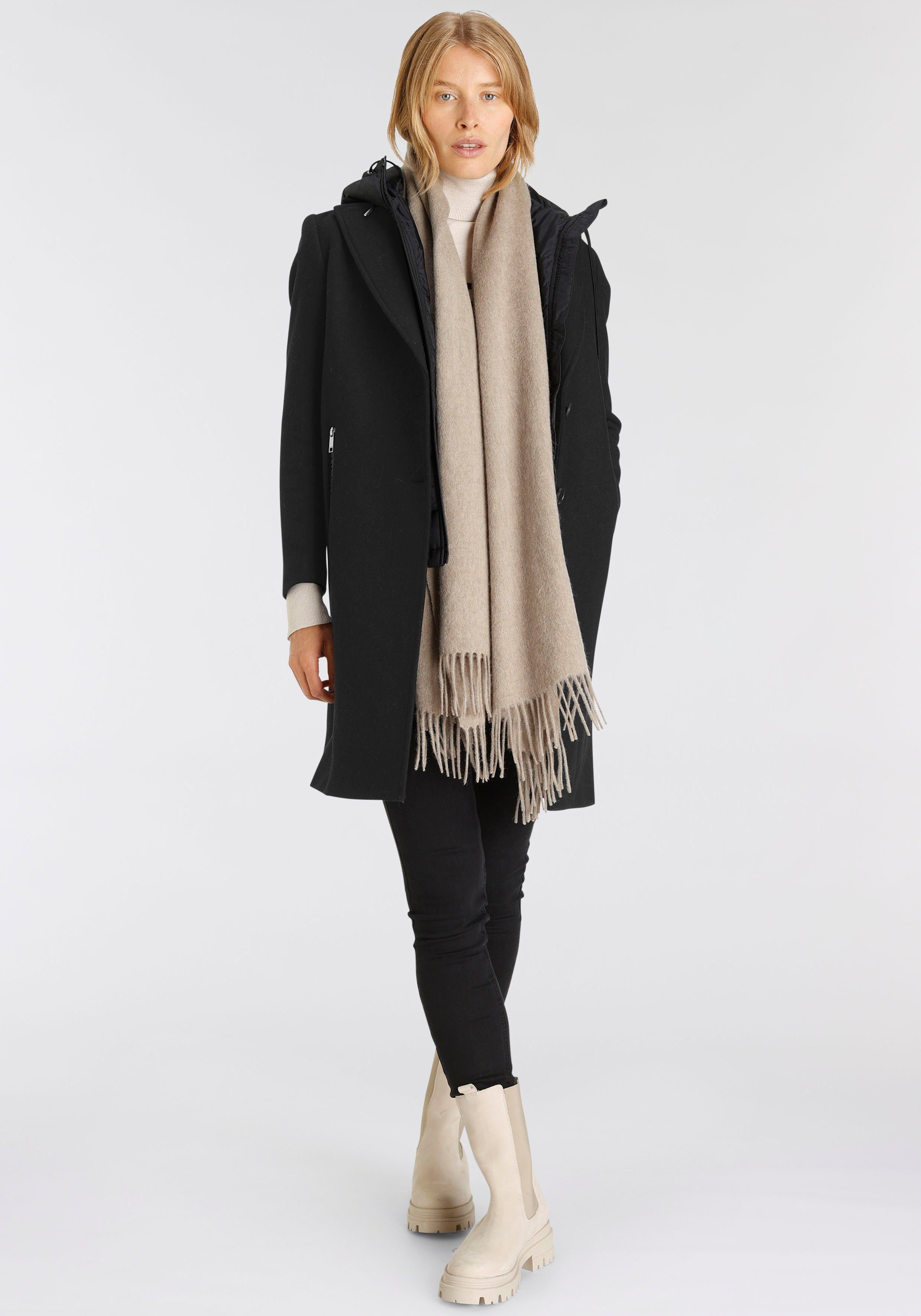 HECHTER PARIS Korte jas met geïntegreerd gilet (set, 2-delig)