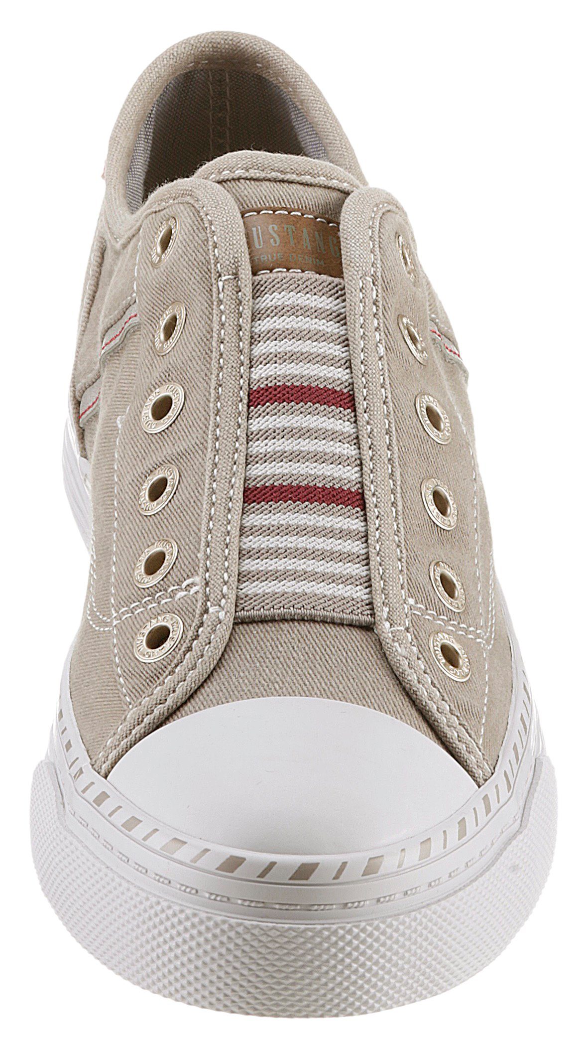 Mustang Shoes Slip-on sneakers Instapschoen, Vrijetijdsschoen Slippers, instapschoenen, vrijetijdsschoenen met praktische elastische band