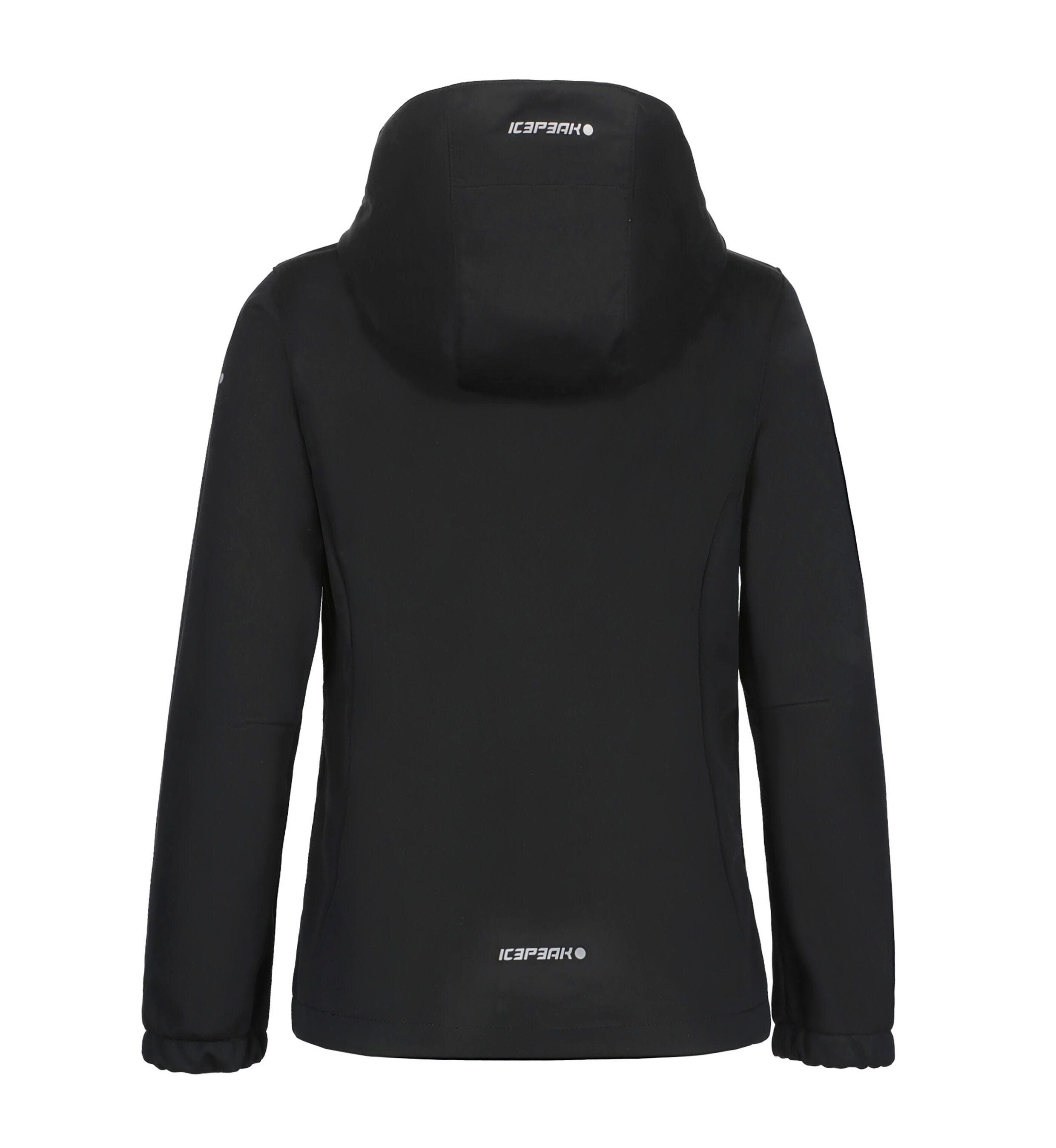 Icepeak Softshell-jack KULM JR met modieuze logo-opschriften (1 stuk)