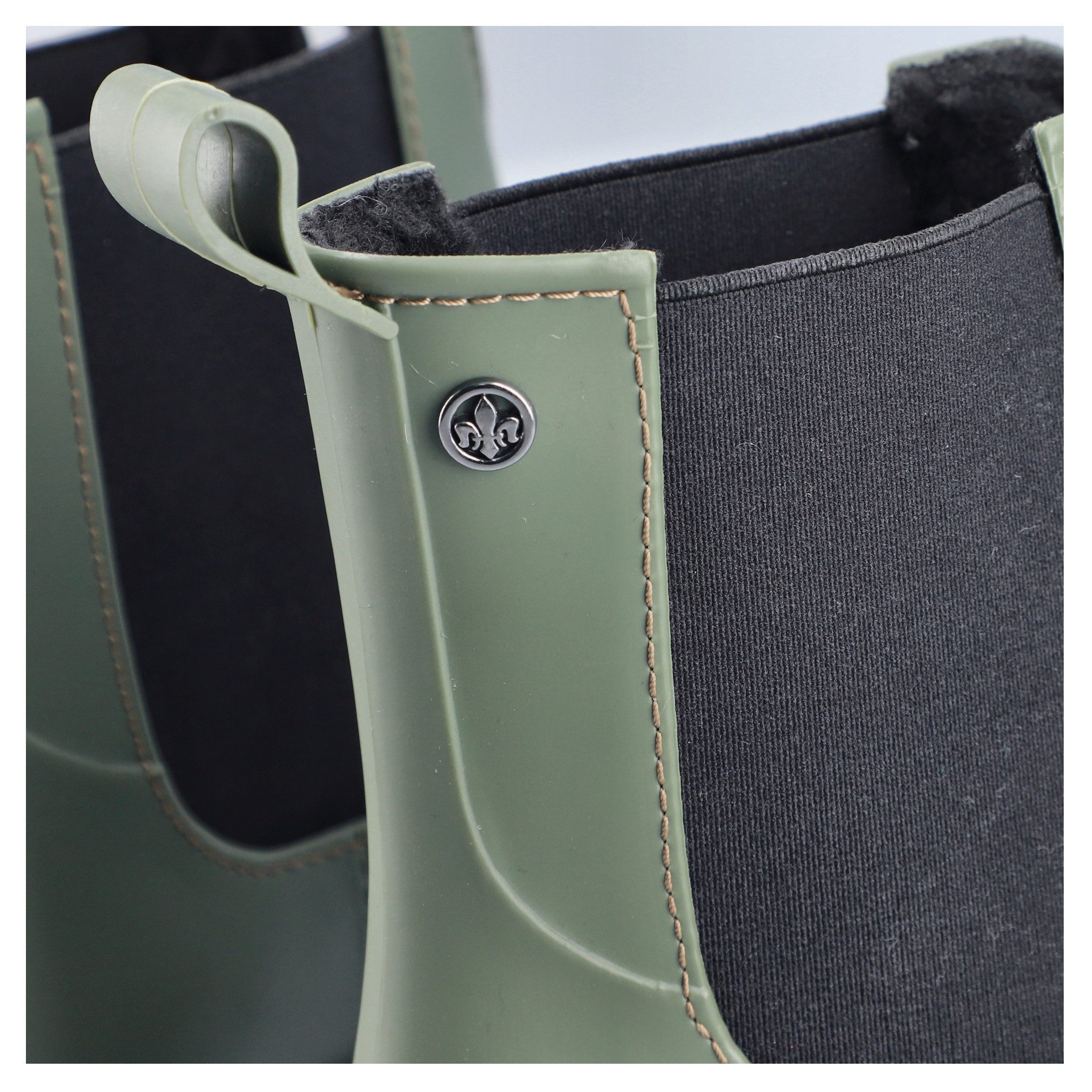 Rieker Chelsea-boots gumm enkellaarsjes, instaplaarzen, blokhak, om in te stappen
