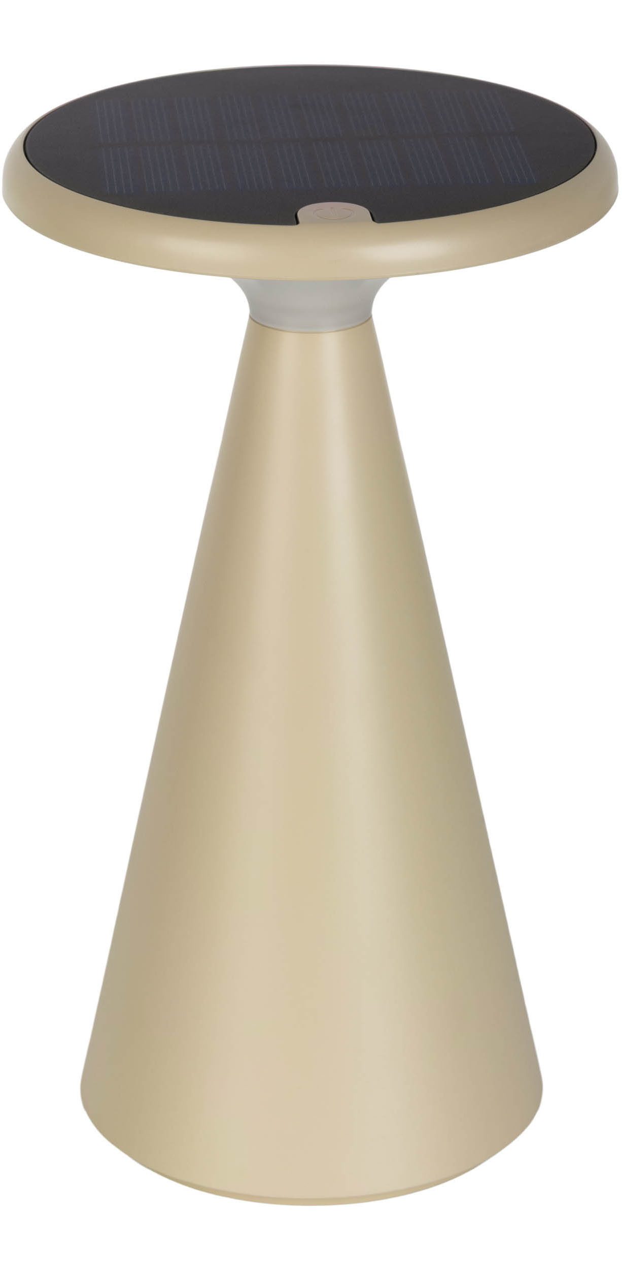näve Led-tafellamp Palu Zonne-/accu-aangedreven, aanraking, dimbaar, geheugen, USB-C oplaadkabel, warmwit (1 stuk)