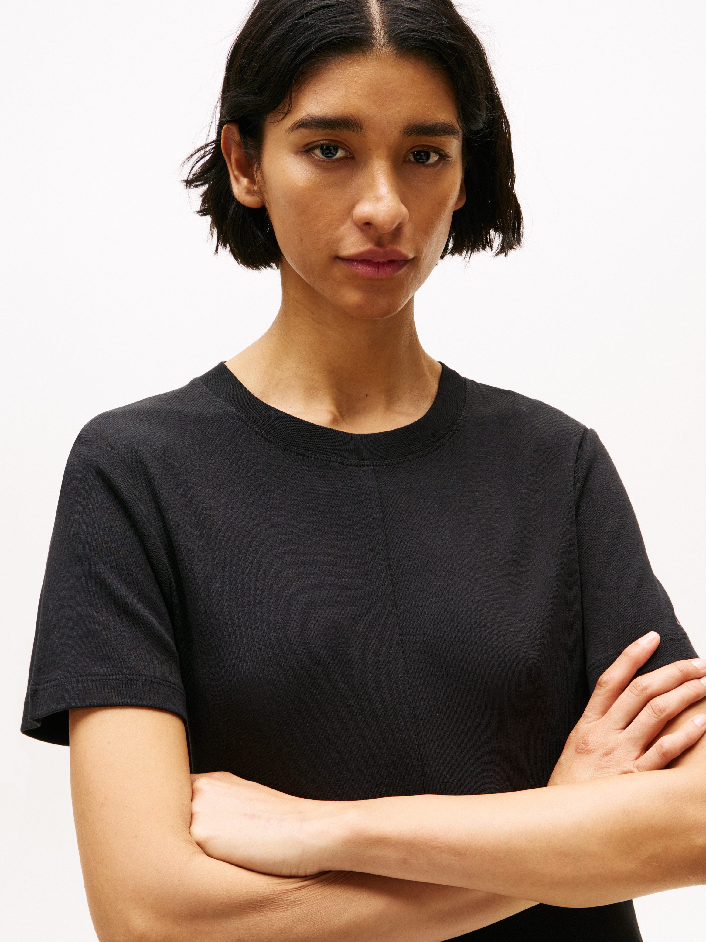Tommy Hilfiger Shirtjurk MODERN CODY ANKLE TEE DRS