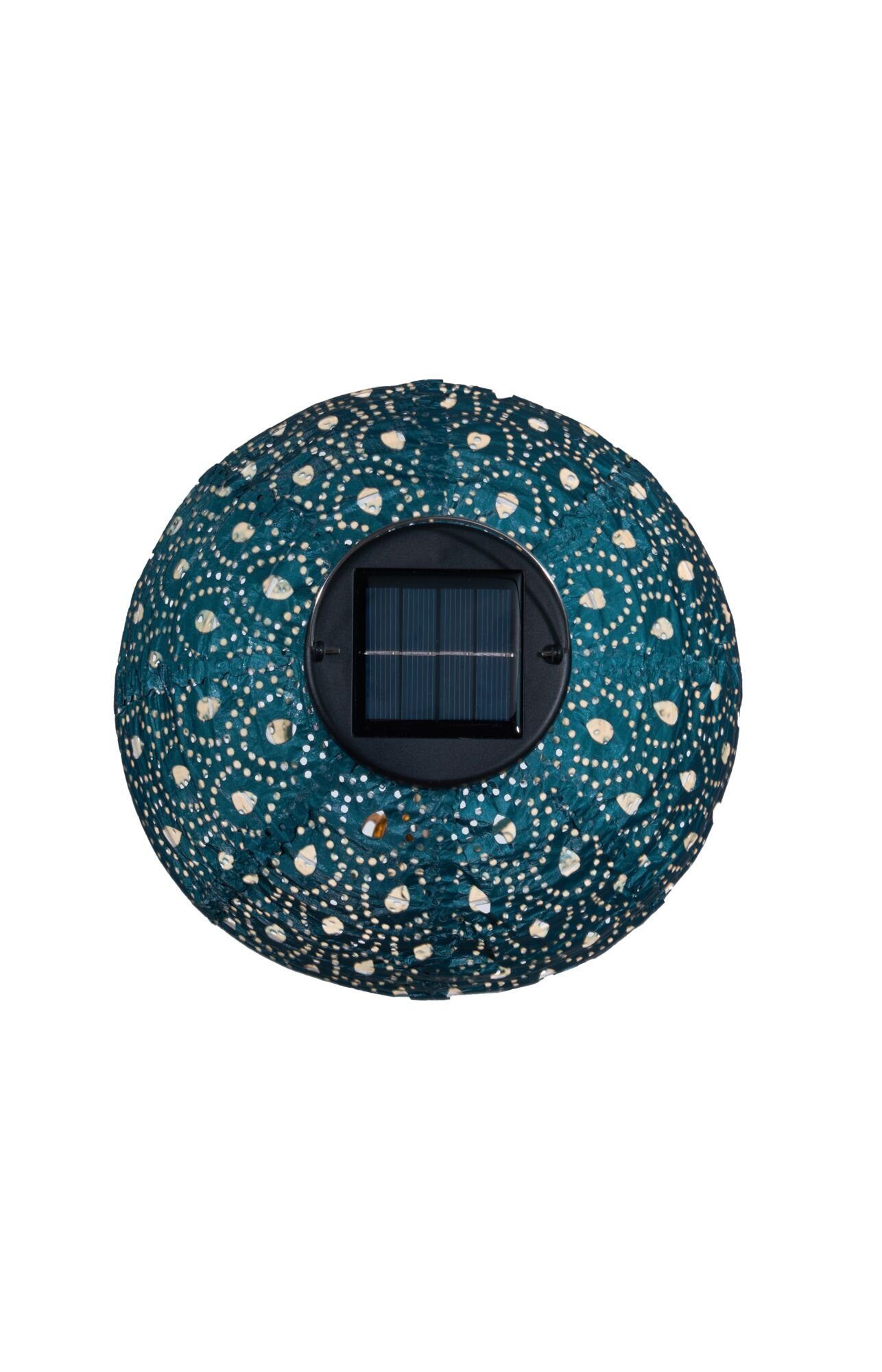 Pauleen Led-solarlamp Sunshine Charm lampion solar blauw Tyvek vlies