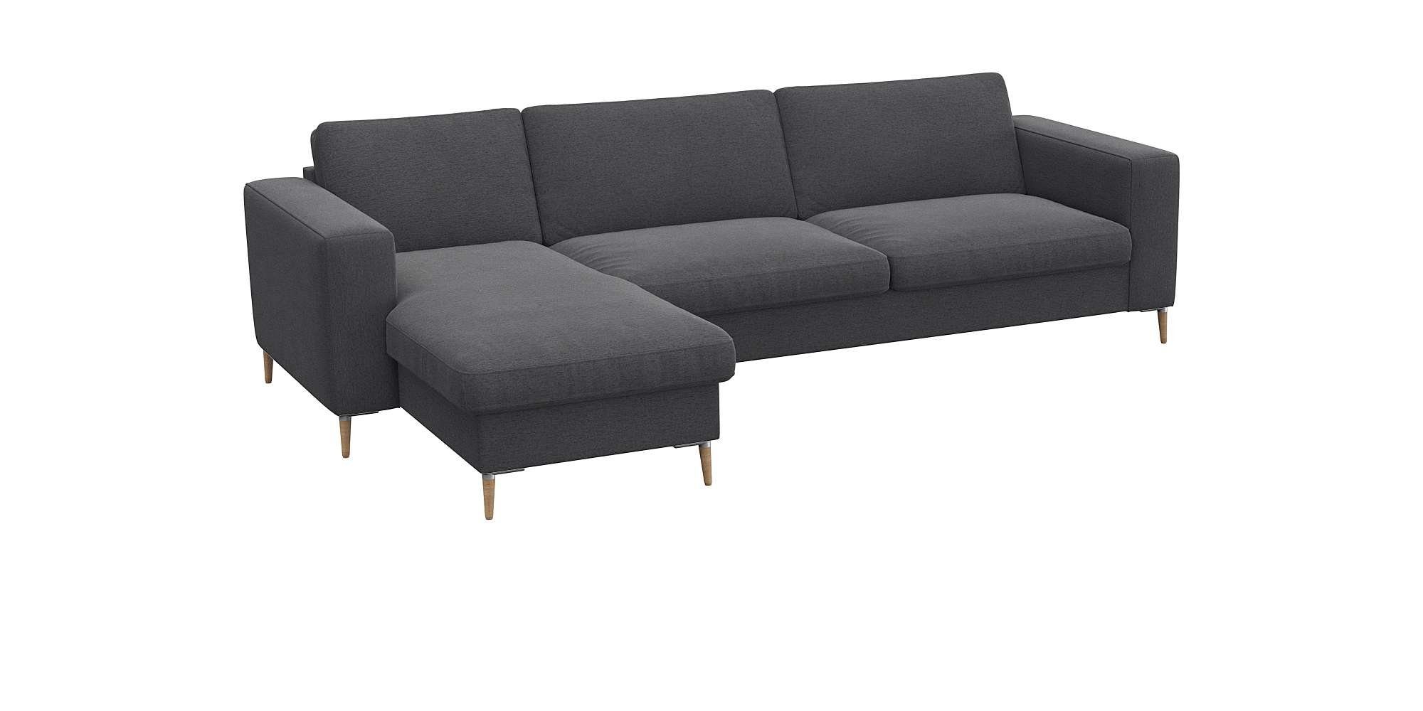 FLEXLUX Hoekbank Fiore, zitconstructie met hoogwaardig koudschuim voor meer zitcomfort