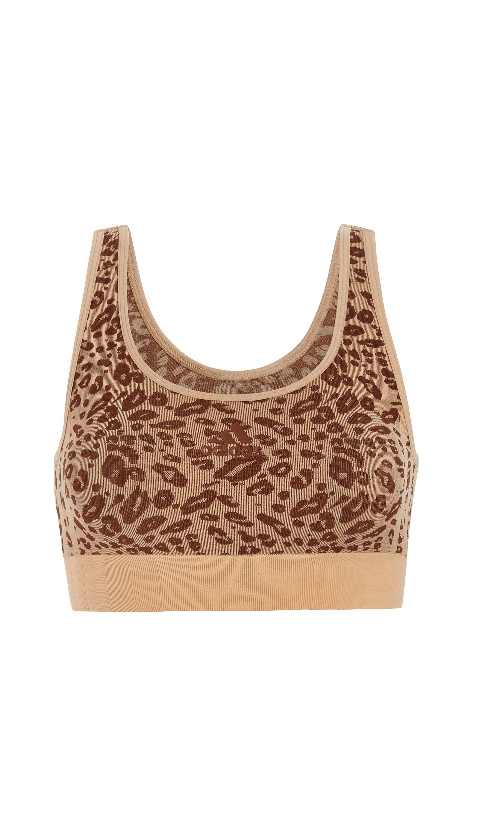 adidas Sportswear Bustier "Real Cool Cotton" met verwijderbare pads en dierenontwerp